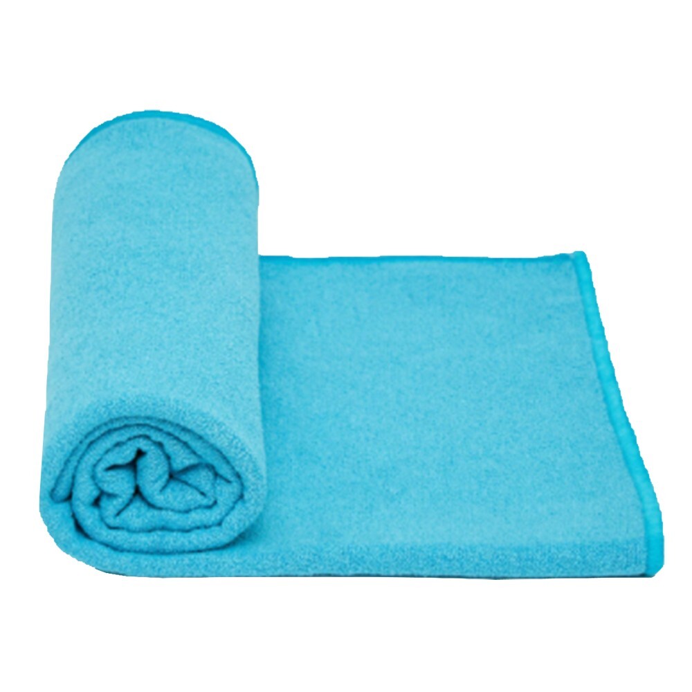 Yoga Beach Mat Towel Recycled Microfiber Quick Dry Gym Picnic Sand Blanket 24×68
