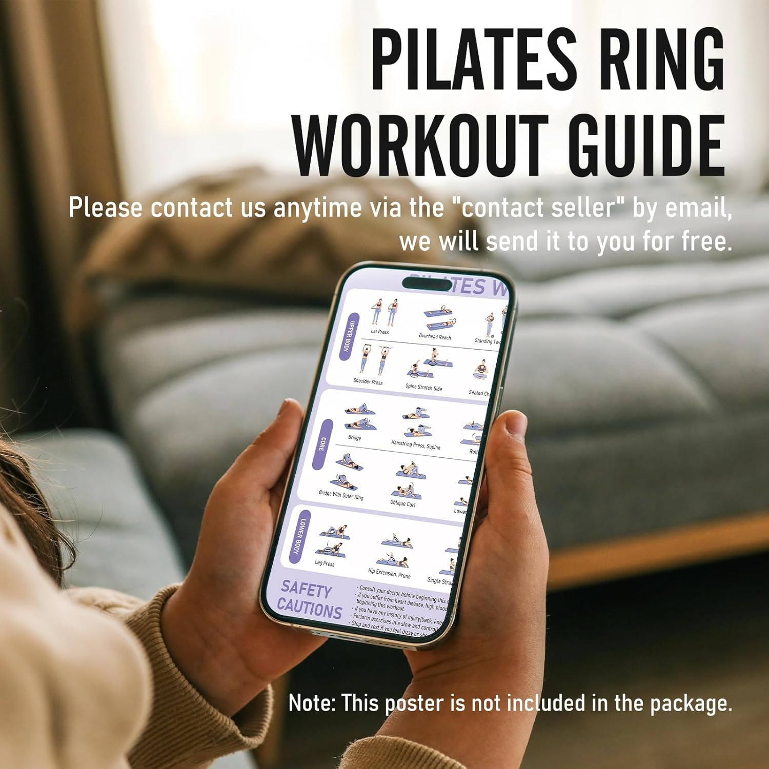 Pilates Ring Fitness Circle for Women, Pilates Equipment – 14.5&Prime; Home Magic Exer