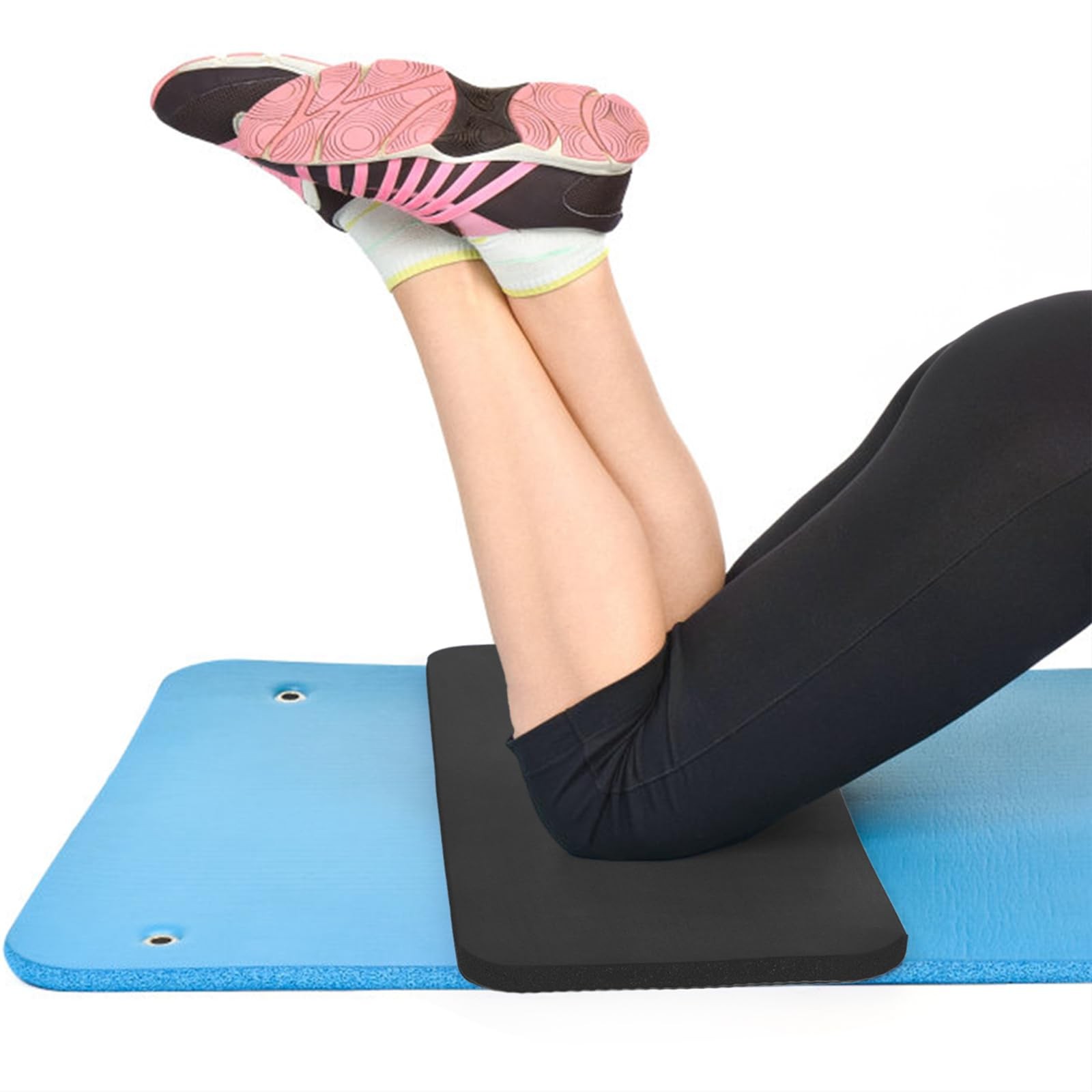 DEAYOU Yoga Knee Pads 3-Pack, 0.6&Prime; Thick Non-Slip Mats for Pain Relief, 24&Prime;x10&Prime;