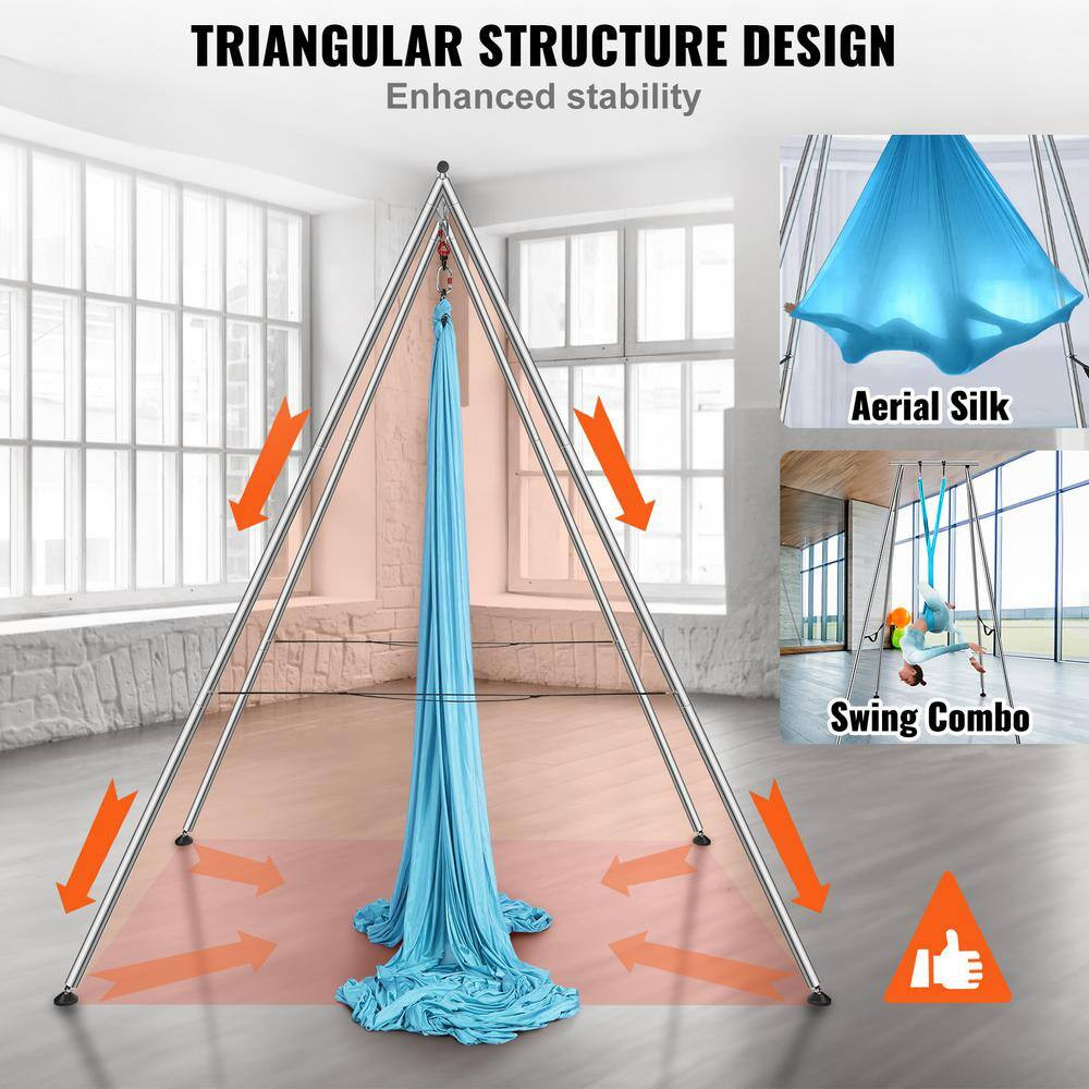 Yoga Frame and Yoga Hammock 9.67 Ft. H Professional Yoga Swing Stand Comes with