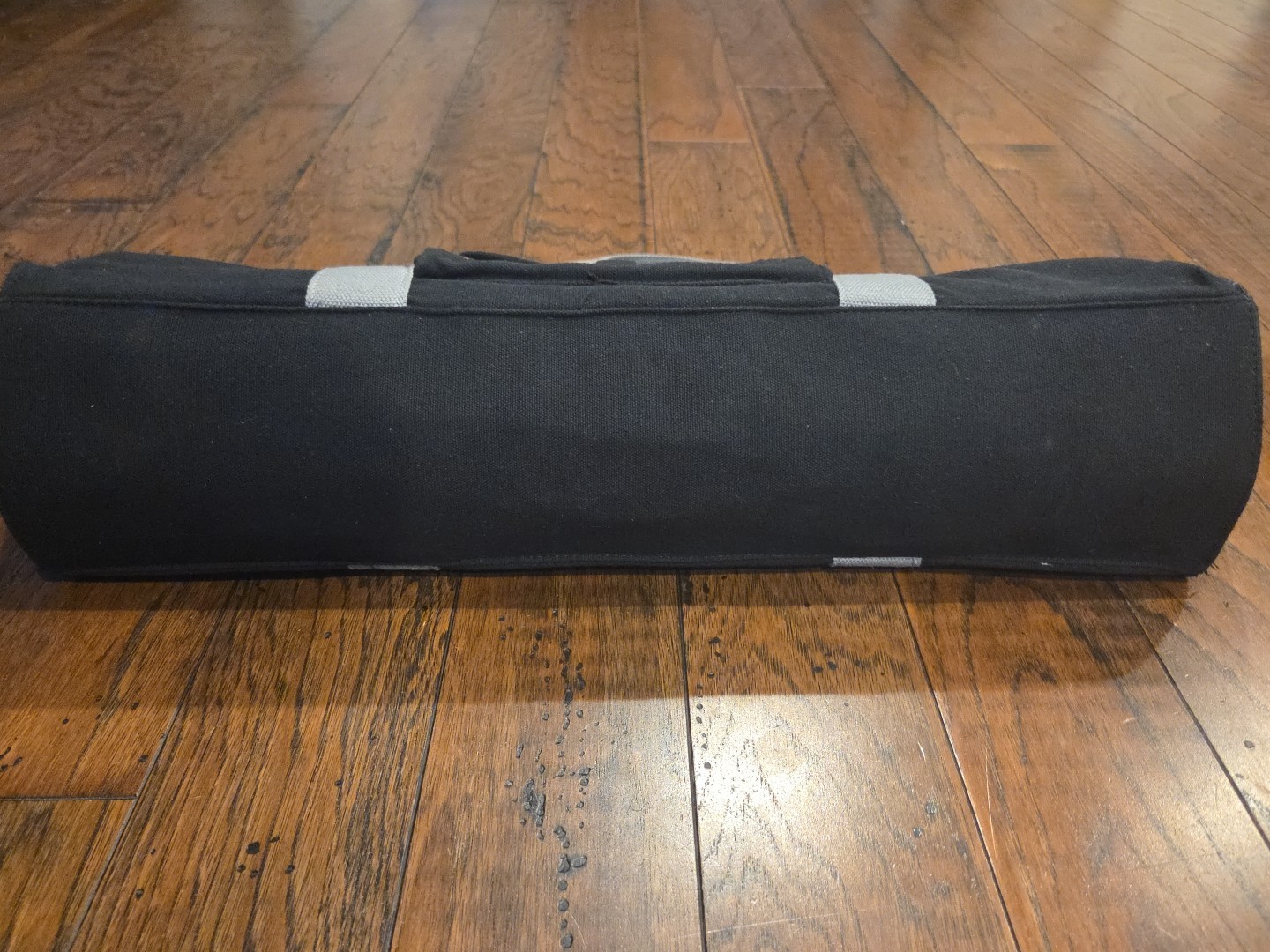 HOTWORX Brown Yoga Mat & Gray Black Non-Slip Towel & Black Rectangular Carry Bag