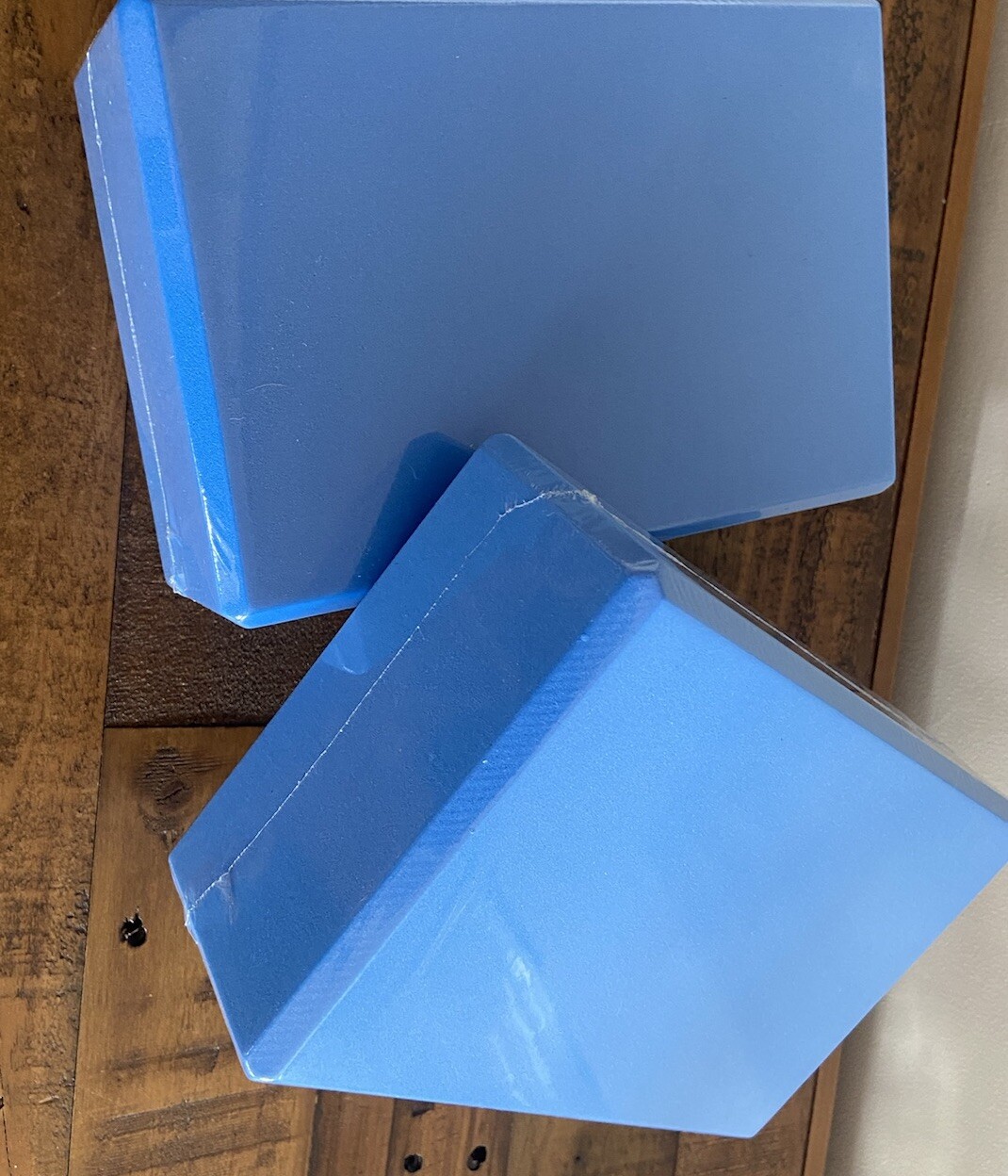 Yoga Blocks Pair Blue 3x6x9 New