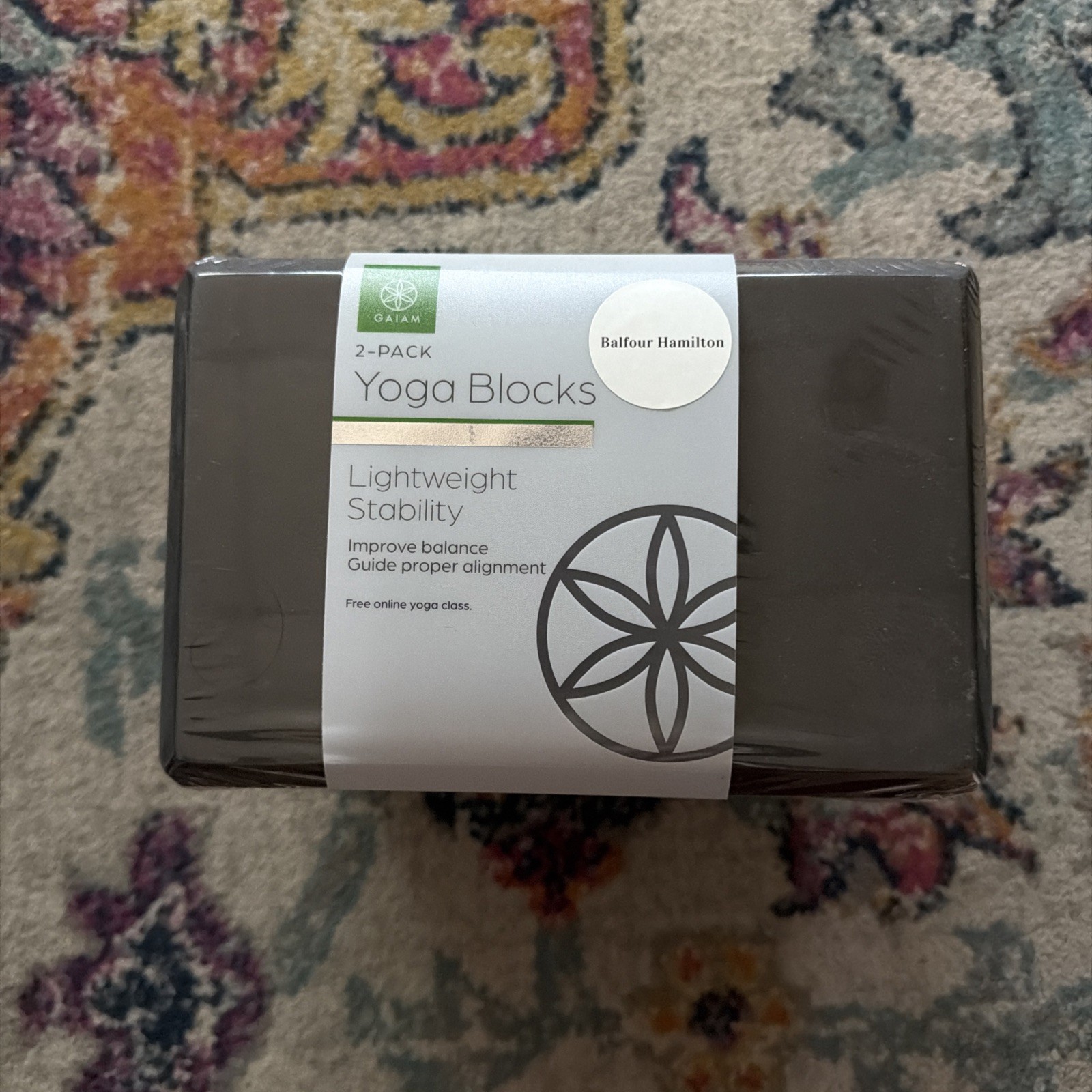 Gaiam Yoga Block 2-Pack ~ Black