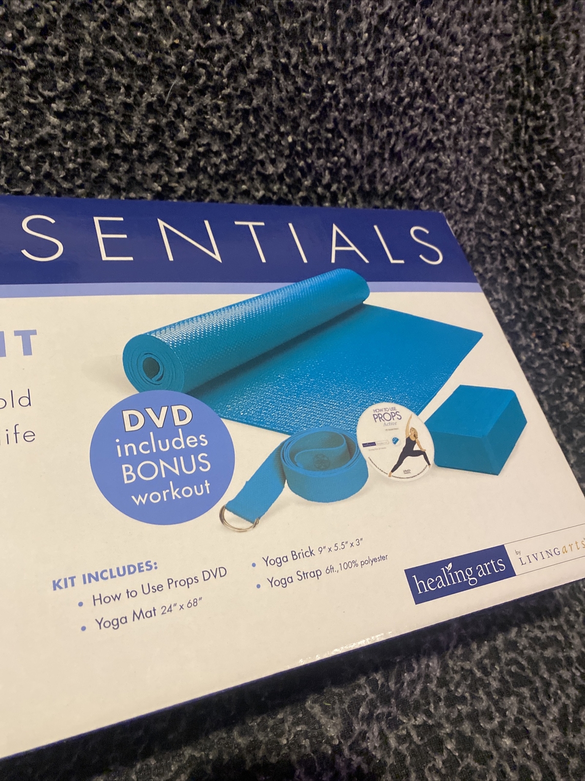 Yoga Essentials Tools for Yoga Beginners 5 Piece Set by Living Arts New