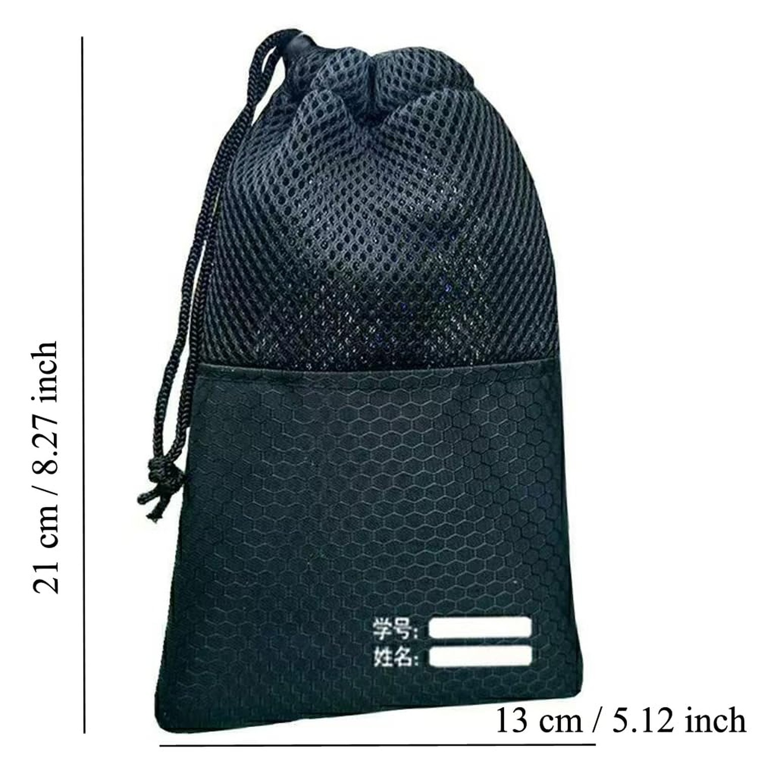 Jump Rope Bag Drawstring Gym Bag with Name Tags Mesh Jumping Rope Carrying Po…