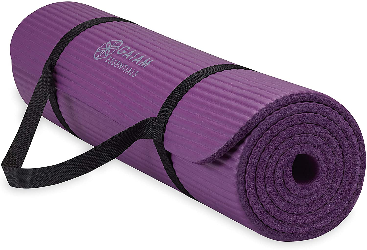 Yoga Mat, Pilates & Exercise Mat, Thick 2/5&Prime; (10Mm) Workout Mat with Easy-Cinch