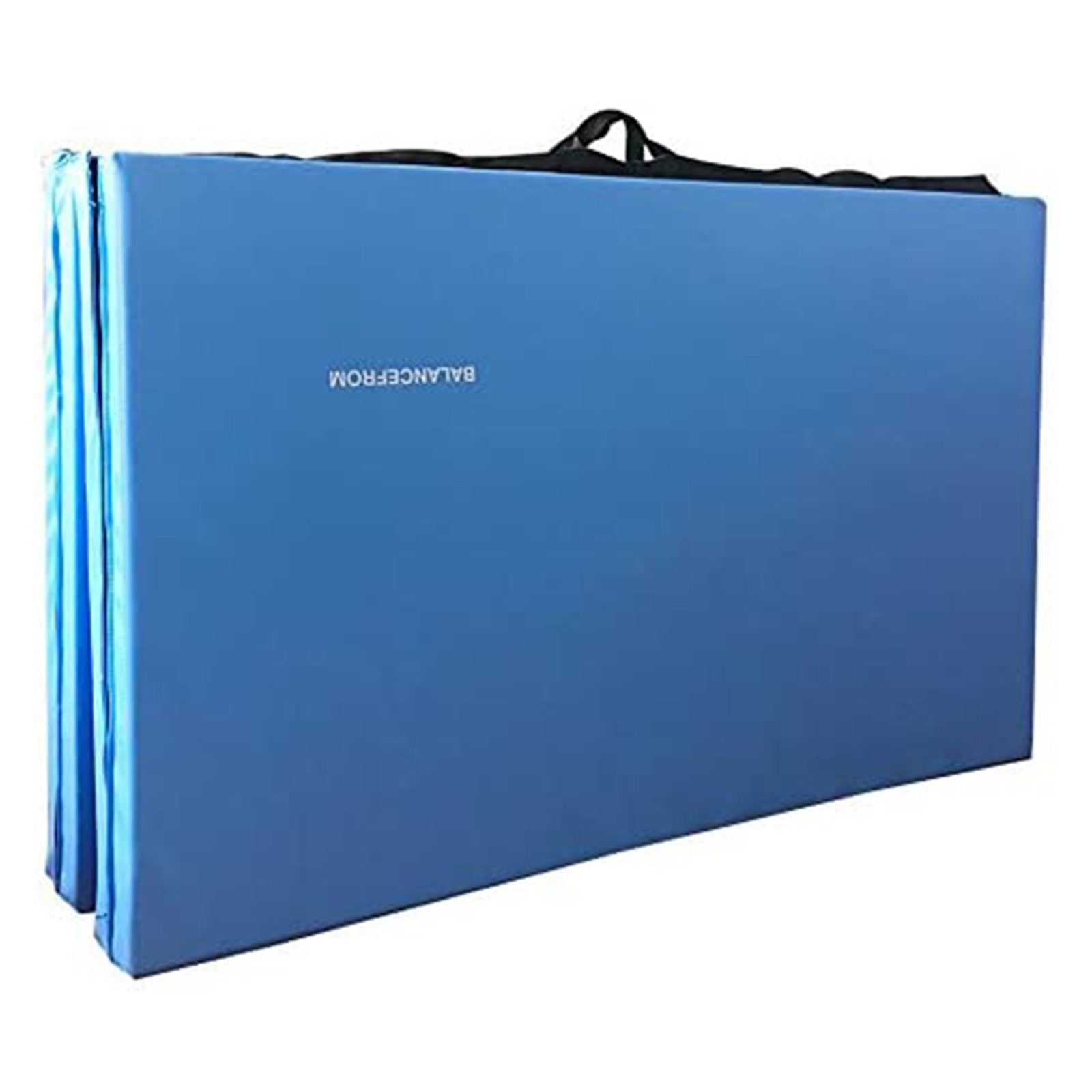 BalanceFrom Fitness 120 x 48&Prime; All Purpose Folding Gymnastics Exercise Mat, Blue