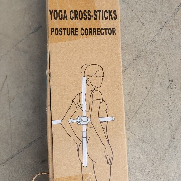 Body Tree Posture Corrector Yoga Cross Stick Adjustable Compact Light Mint