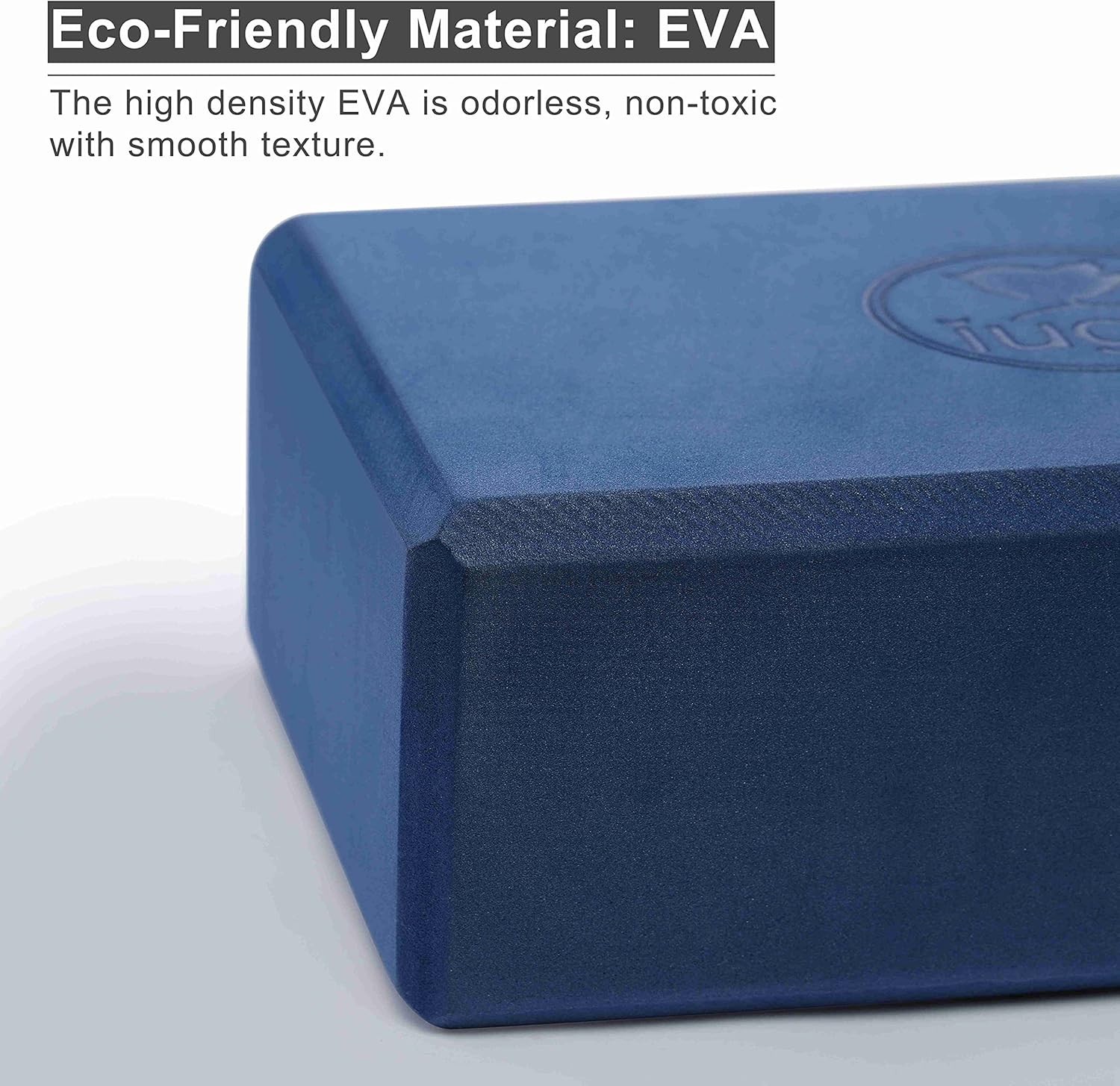 High Density Yoga Block Set with Extra Long Strap – Perfect 9&Prime;x6&Prime;x3&Prime; Fit