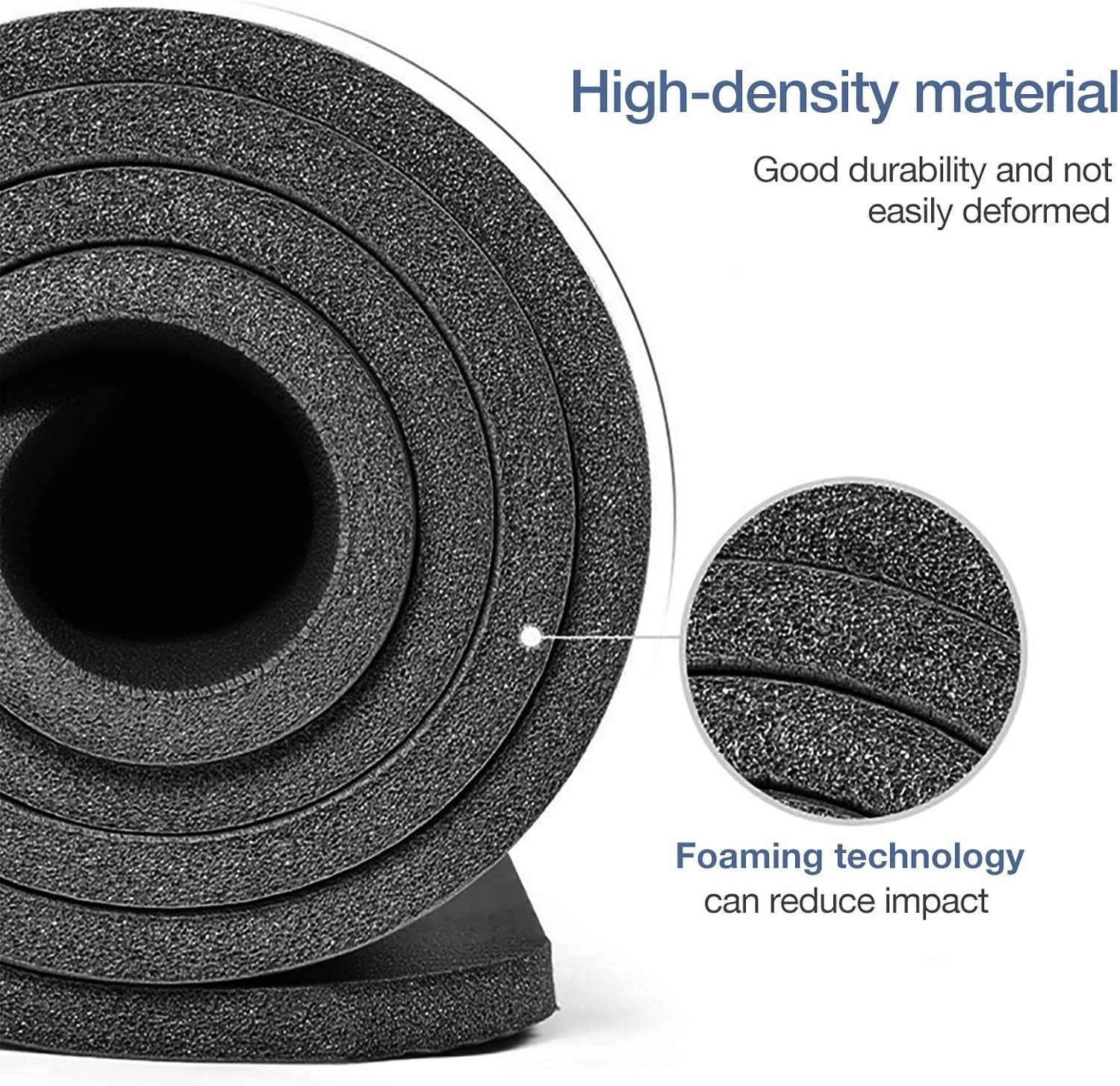 Yoga Mat Non Slip Extra Thick,72&Prime;Lx32&Prime;W x 0.6&Prime;TH,Anti-Tear w/Carrying Strap&Bag