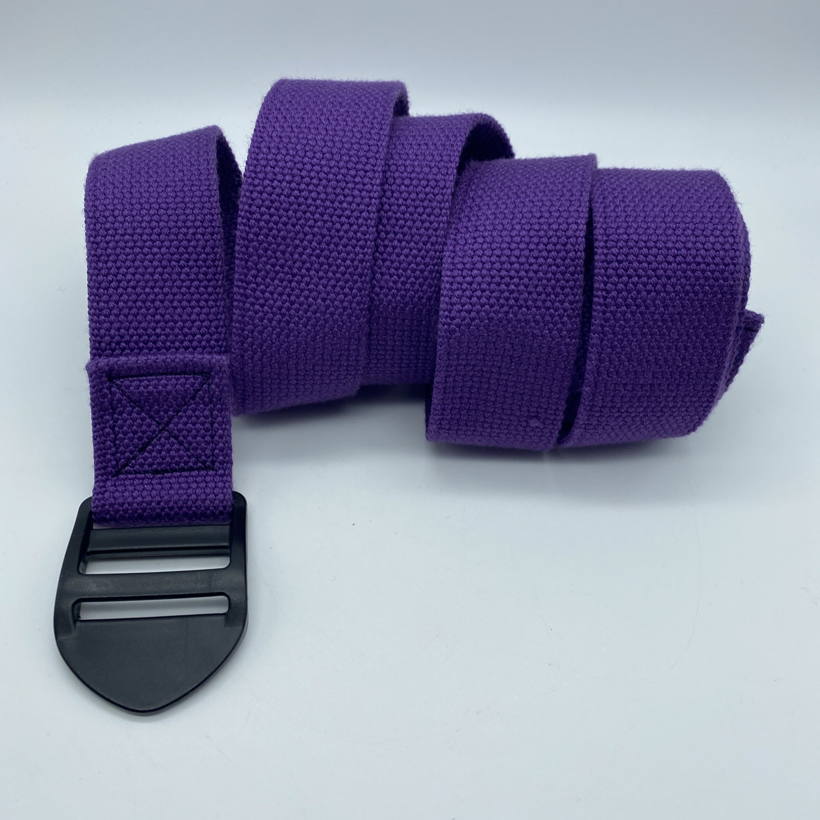 Unbranded 6-Feet Purple Yoga Strap with Clip Style Buckle