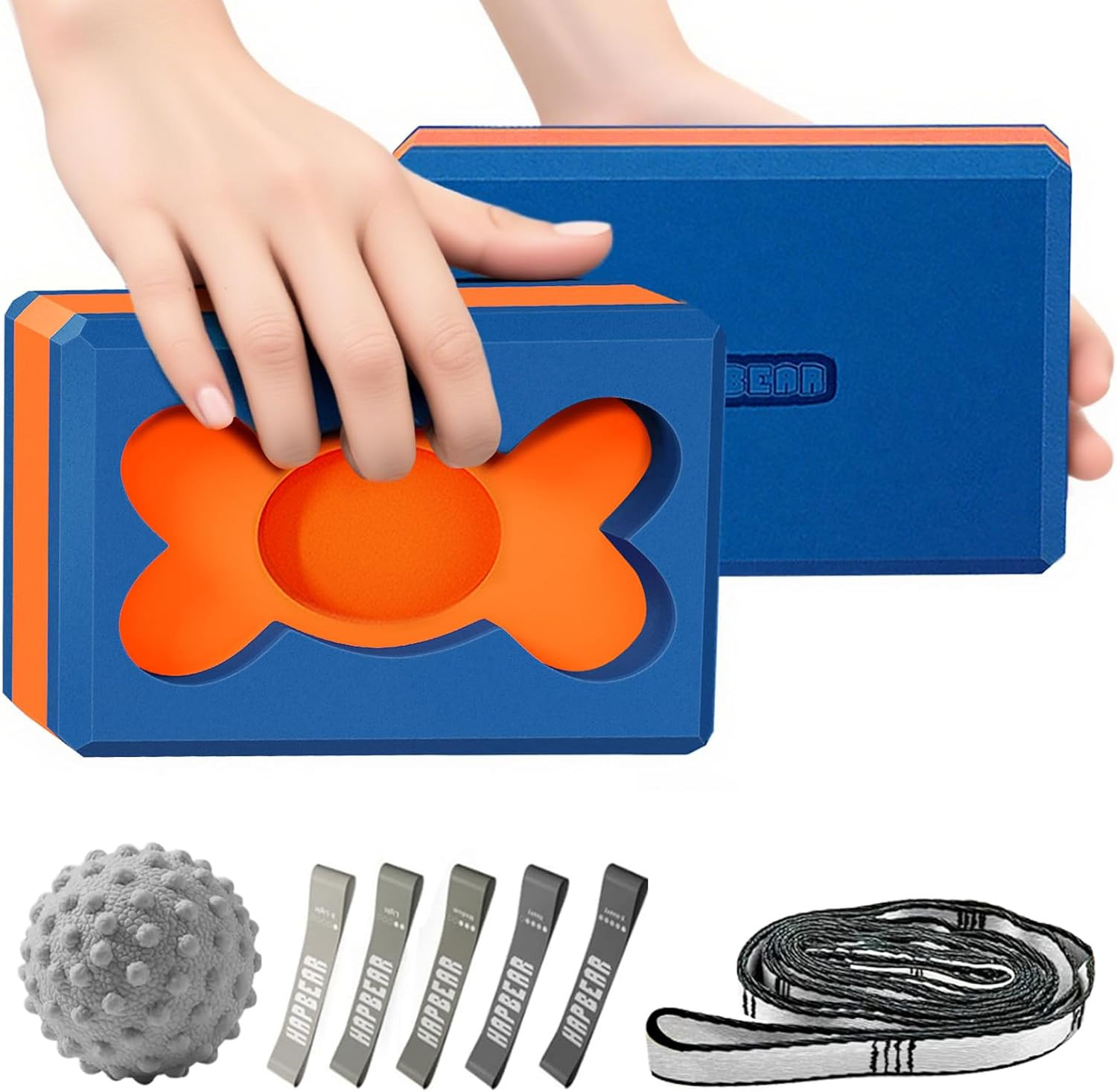 Yoga Blocks 2 Pack – 9X6X3In High-Density EVA Foam with Non-Slip Textured Surfac