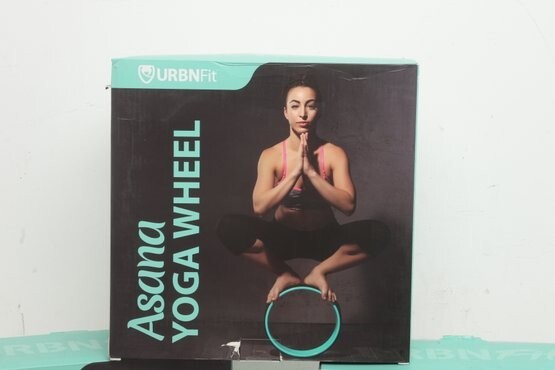 Urban Fit Asana 12” Yoga Wheel – Light Green and Black TPE Foam & PVC Plastic