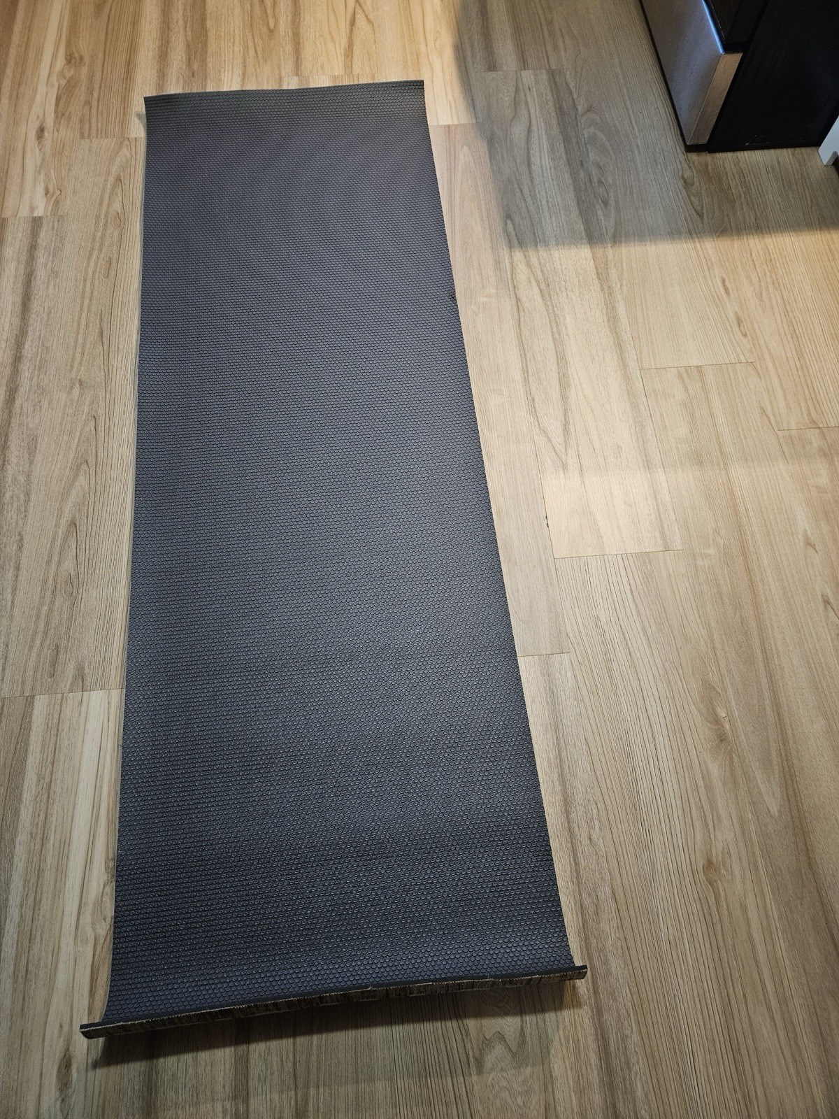 Hotworx Exercise Yoga Mat 72&Prime; x 24&Prime; Non-Slip Textured Hemp Fiber Gym Workout