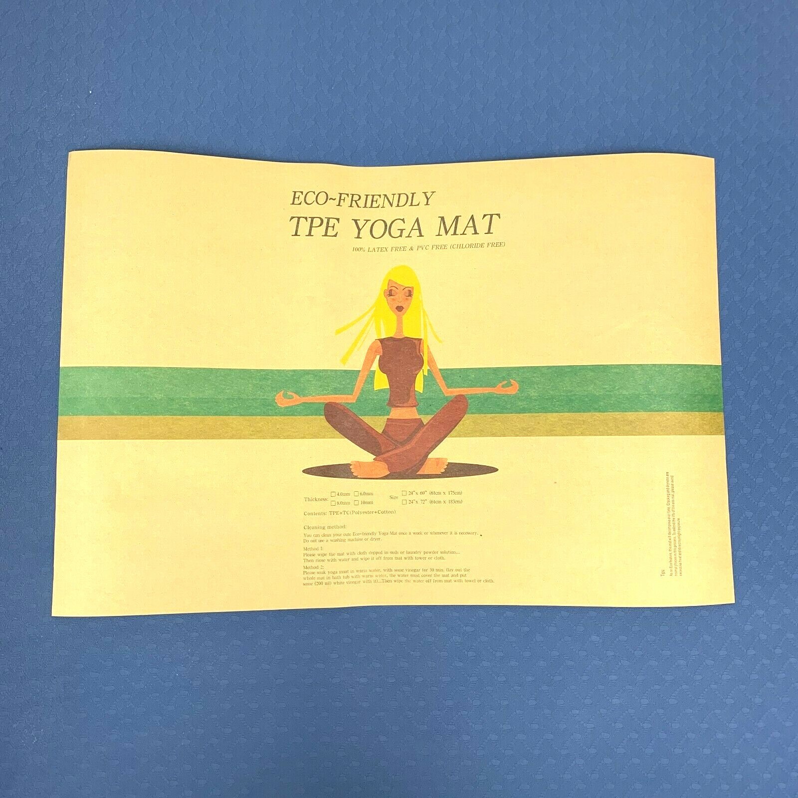 Twing Eco Friendly TPE Yoga Mat Non-Slip Workout