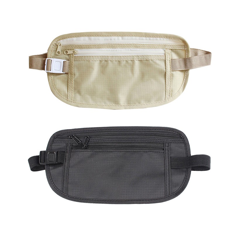 Invisible Travel Waist Packs Pouch for Passport Money Belt Bag Hidden Security
