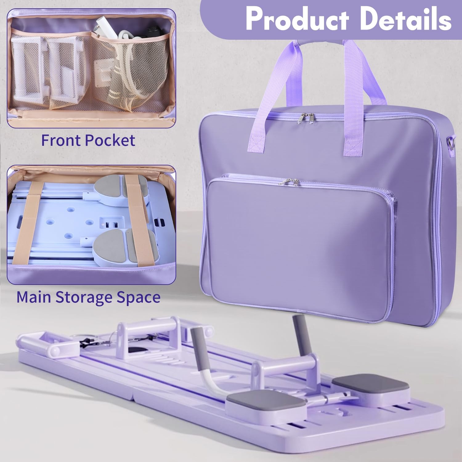 Storage Bag for Pilates Board, Pilates Board Organizer, Shoulder Gym Bags wit…