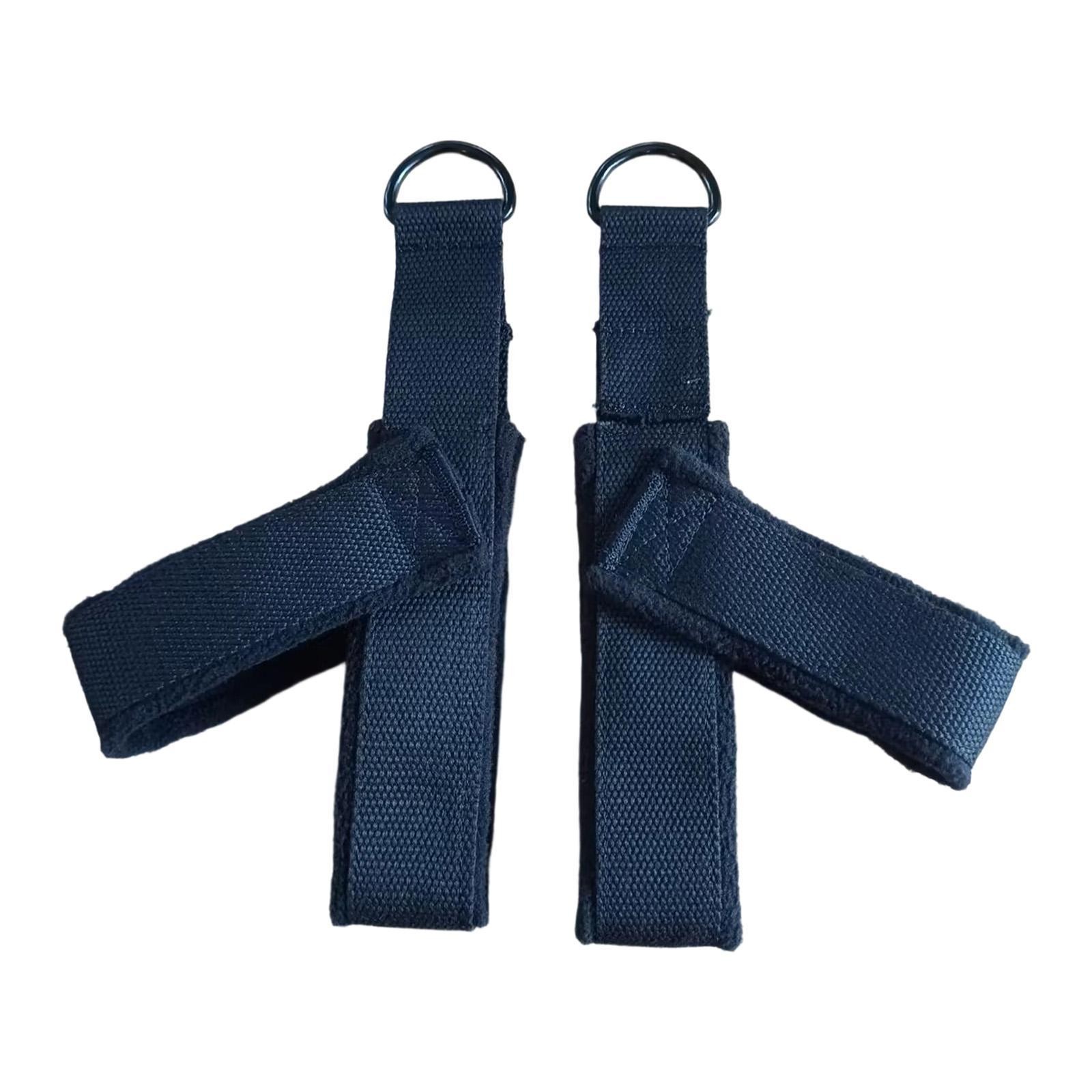 2Pcs Pilates Double Loop Straps for Reformer Ankle Exercise Equipment Padded