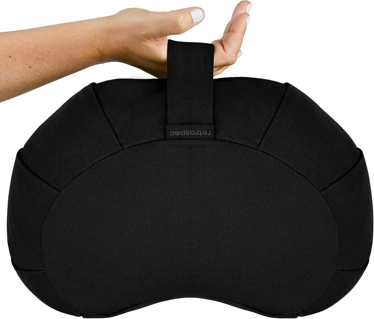 Customizable Buckwheat Meditation Cushion – Sedona Yoga Pillow with Carry Handle