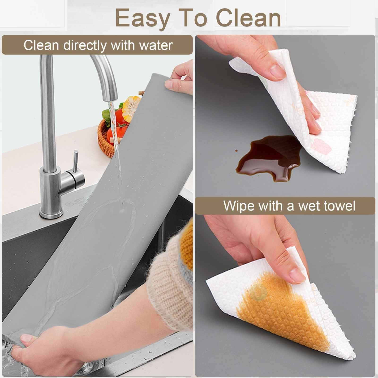 36&Prime;x24&Prime;(90cmx60cm) Large Silicone Mat for Kitchen Counter, Heat Resistant Non…