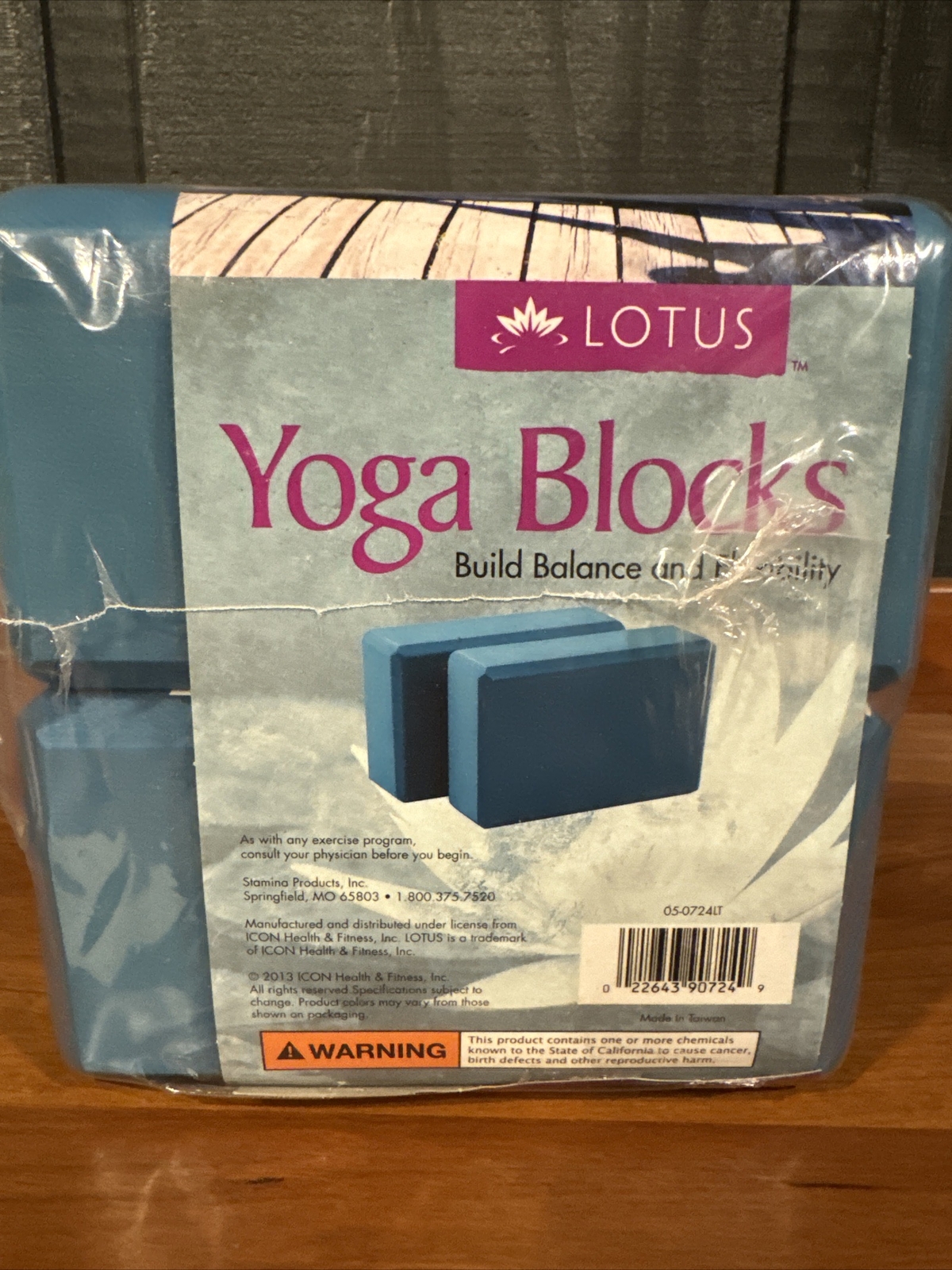 Lotus 2 Yoga Blocks, Build Balance And Flexibility (3&Prime; x 6&Prime; x 9&Prime;) [NEW]
