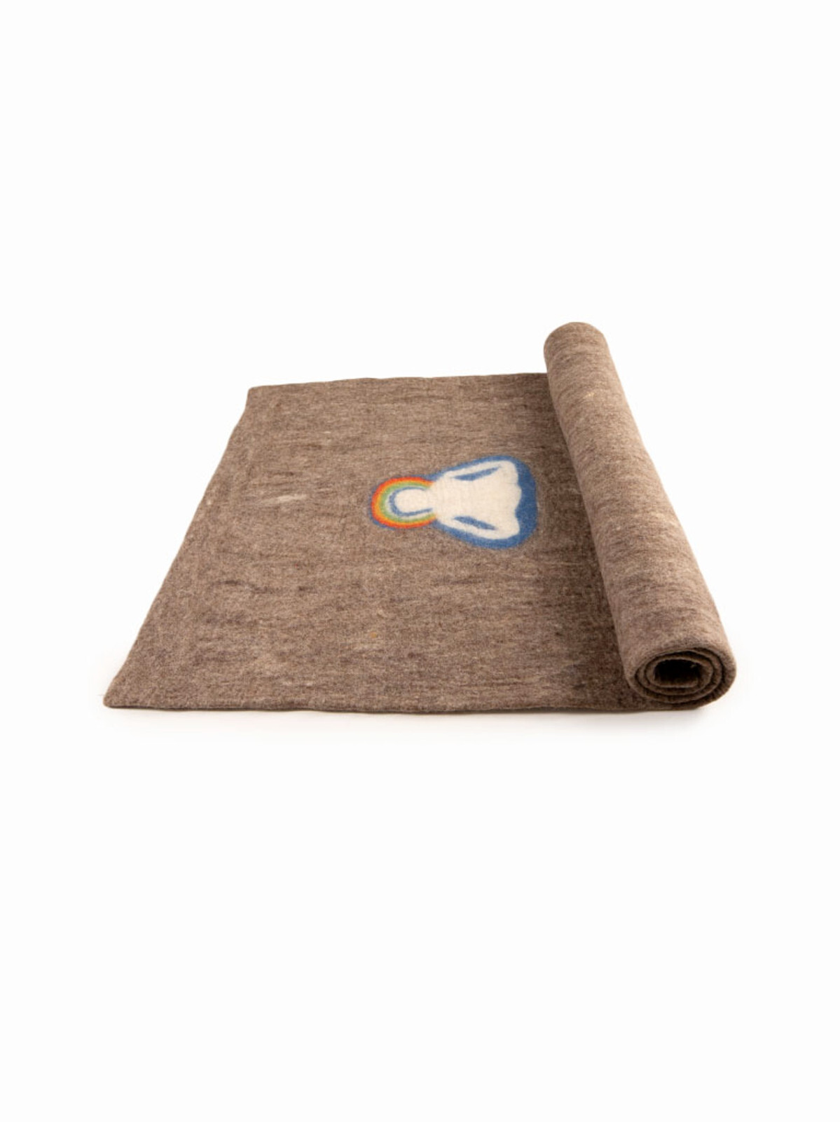 Felt Meditation Mat(170×70 cm) – Workout Mat – Gray Yoga Mat – Eco-Friendly