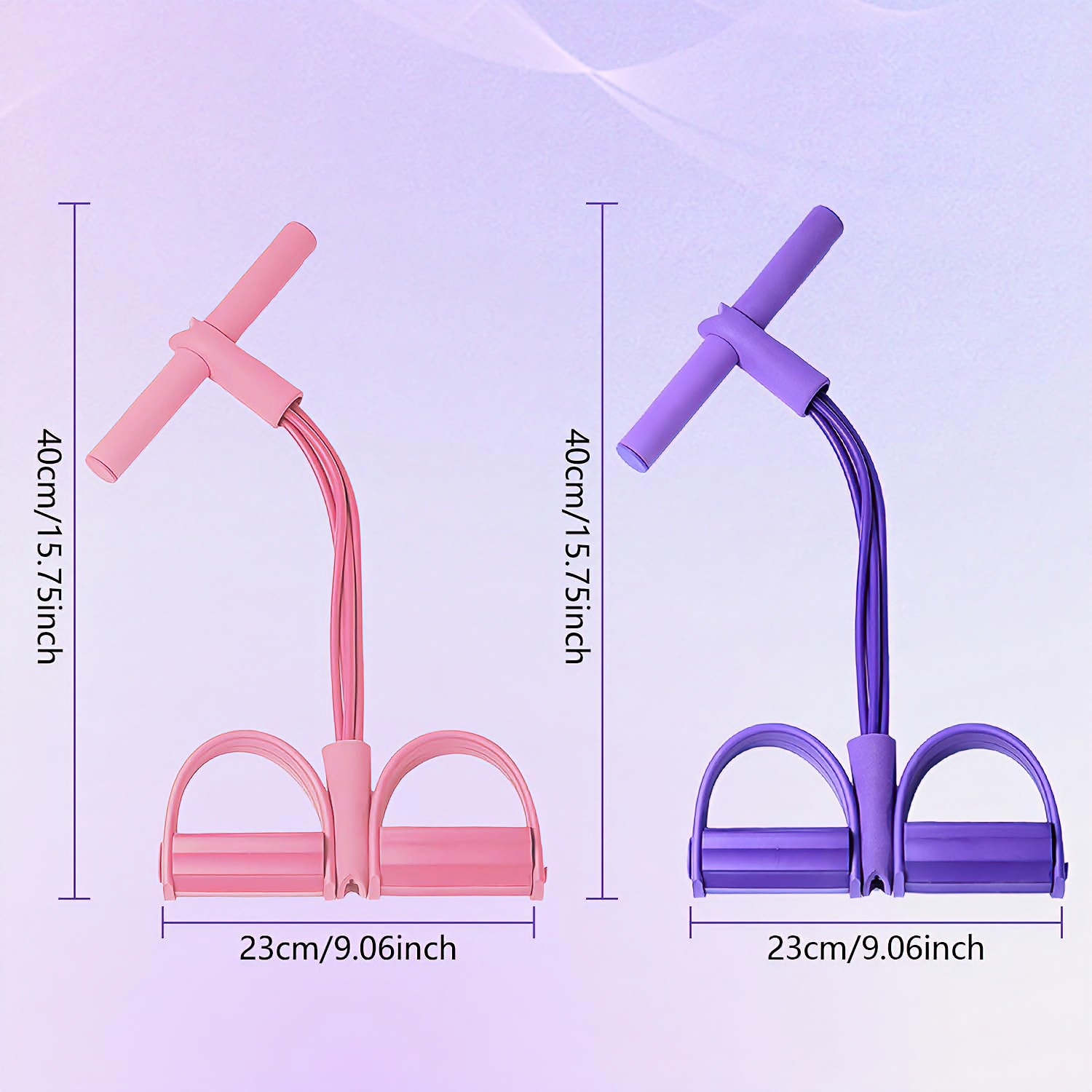 6-Tube Pedal Puller Resistance Rope, Foot Pedal Resistance Band, Yoga Elastic Ex
