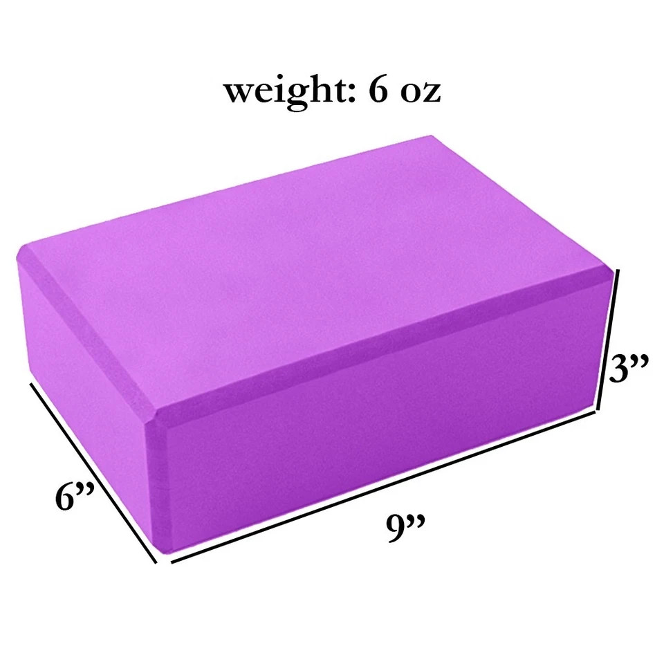 DH Yoga Block Brick Foam Sport Health Home Exercise Gym Tools 2pcs Pack