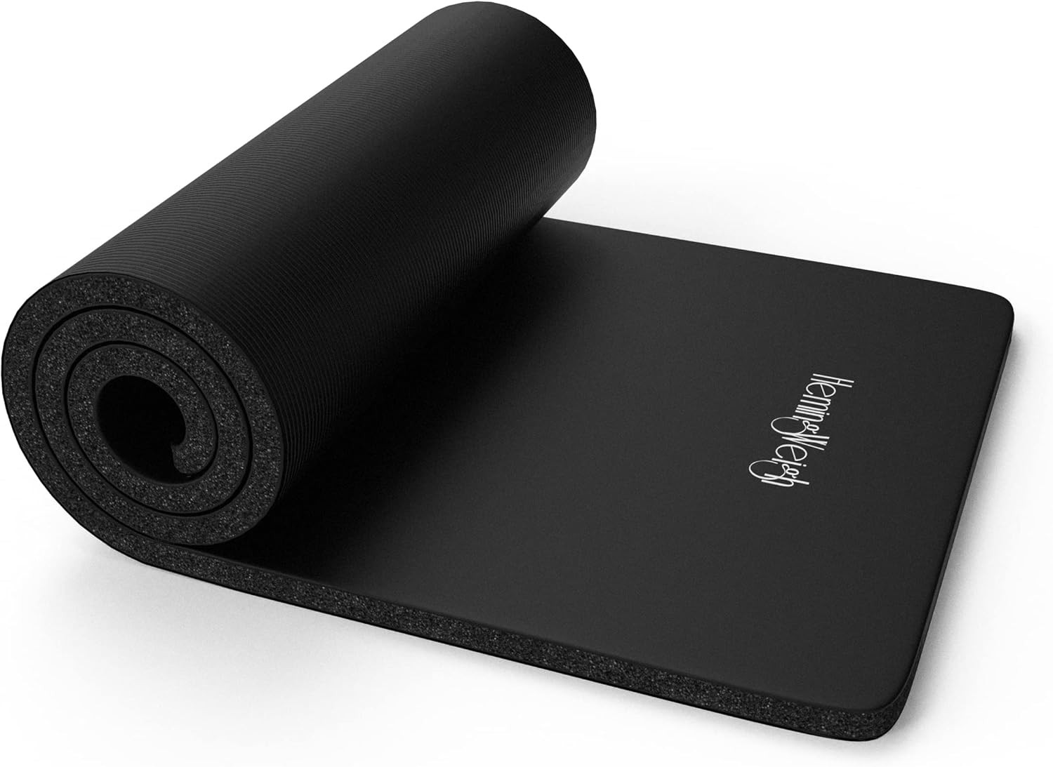 1 Inch Extra Thick Non Slip Yoga Mat – Exercise Mats for Home Workouts, Black (7