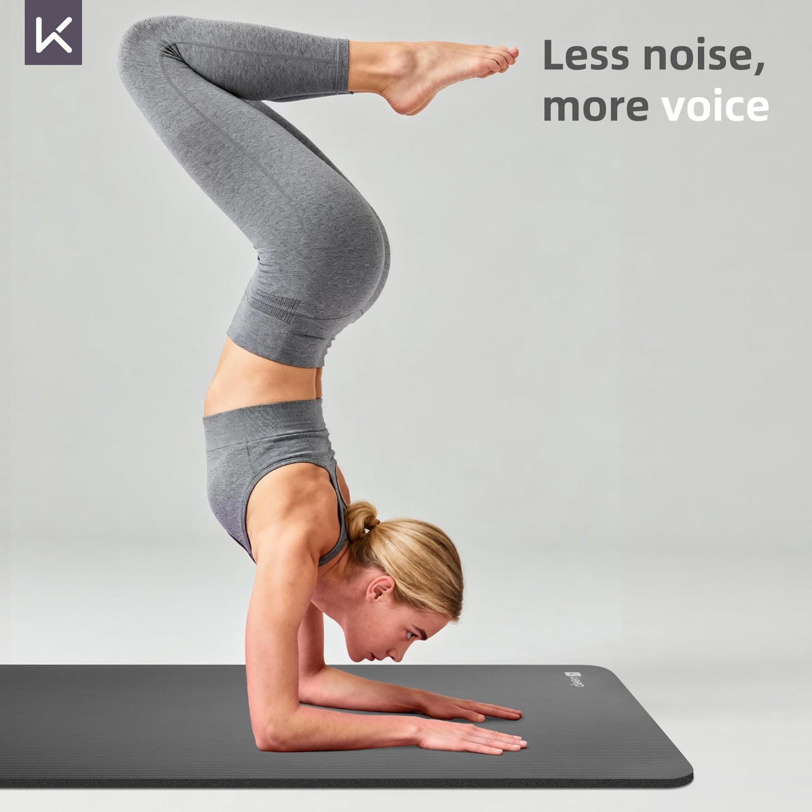 KEEP Extra Thick NBR Yoga Mat for Women & Men, 15mm Thick, 72”x32” L