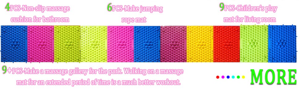 Foot Massage Mat Massage Pad Acupressure Mat Bathroom Mat Yoga Mat Outdoor Game