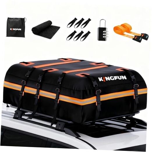 20 Cubic Feet Waterproof Car Luggage for Rooftop Cars