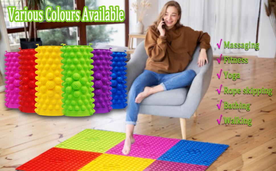Foot Massage Mat Massage Pad Acupressure Mat Bathroom Mat Yoga Mat Outdoor Game