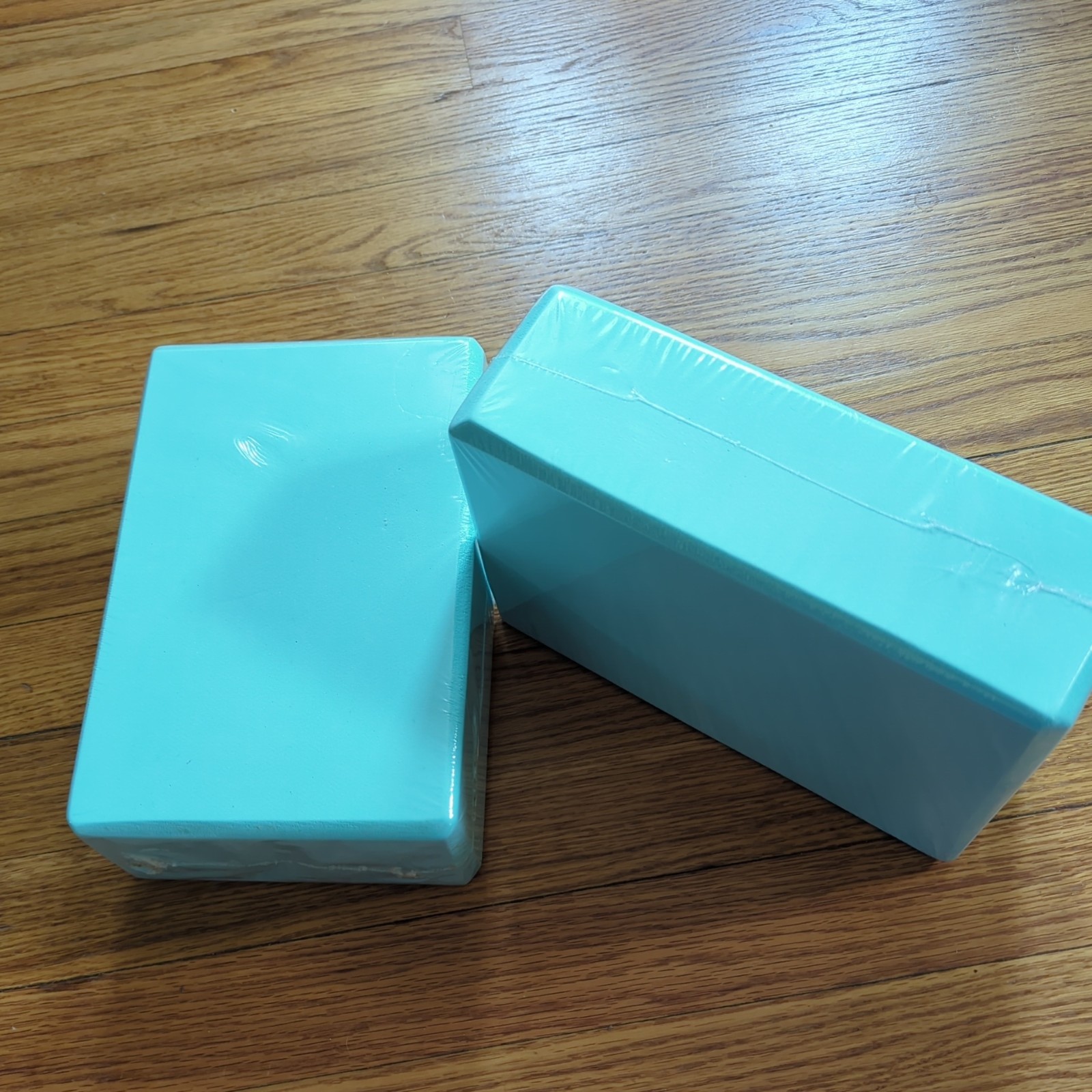 Set of 2 High Density Yoga Blocks, 9&Prime;x6&Prime;x4&Prime; Each, Pair (Green)