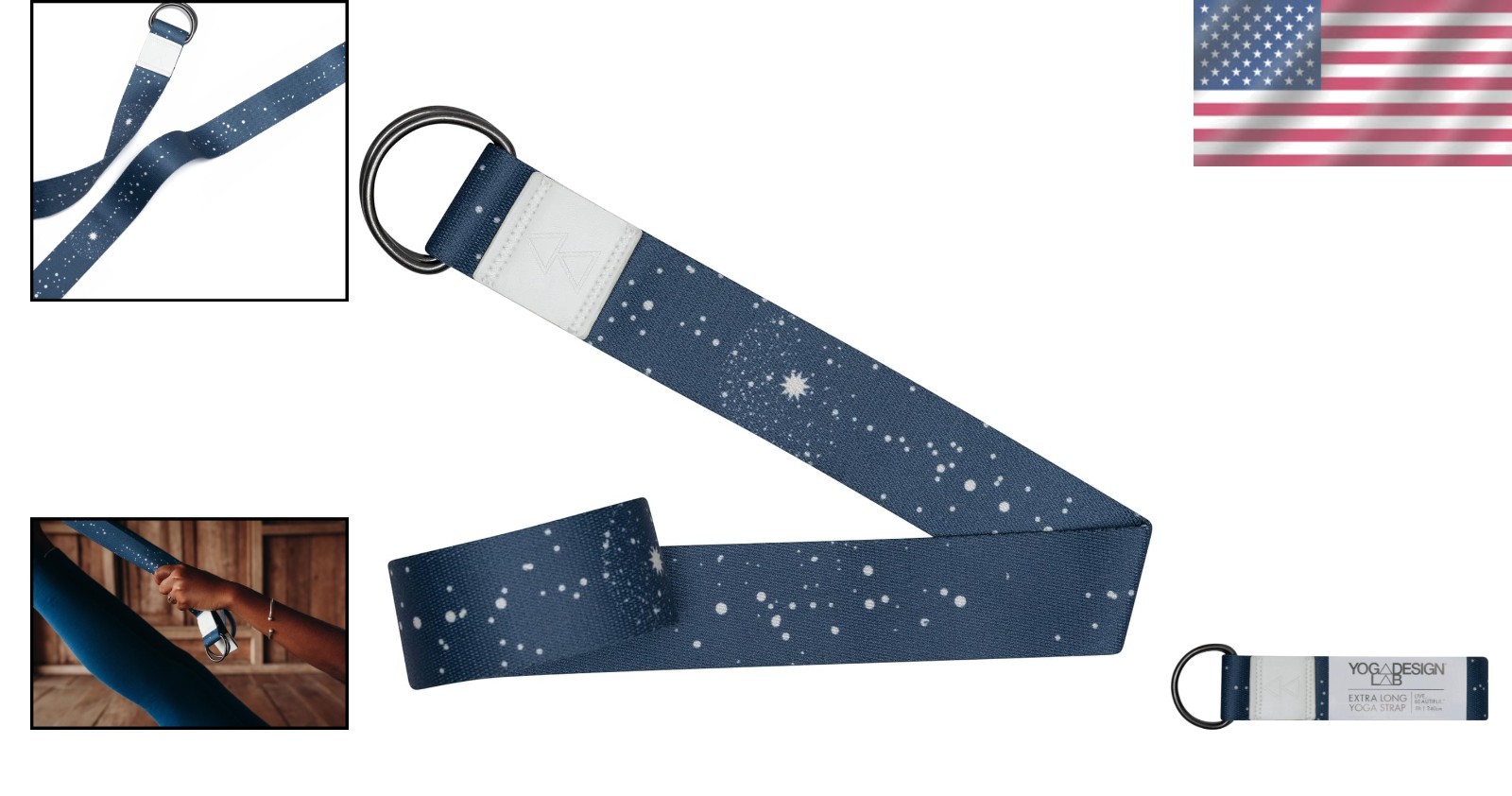 Eco-Friendly Yoga Strap | Adjustable Length | Soft Fabric