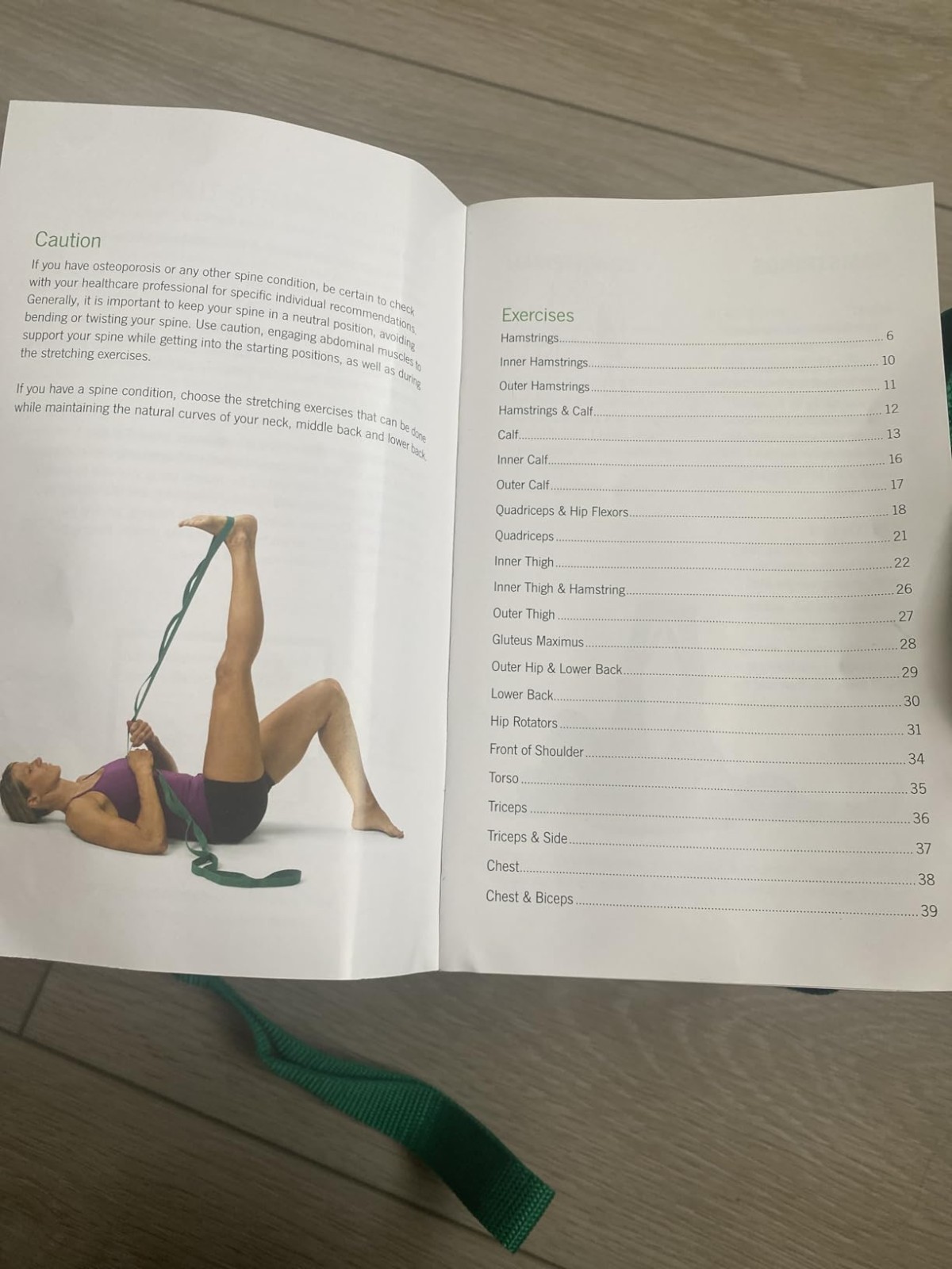 Durable Nylon Stretch Strap with Exercise Guide – Enhance Mobility & Flexibility