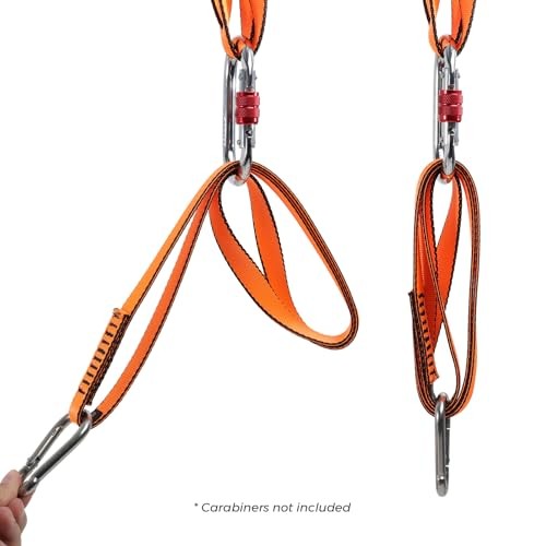 18MM Nylon Climbing Sling Runner 23KN 60cm /24inch | Single Unit Grey