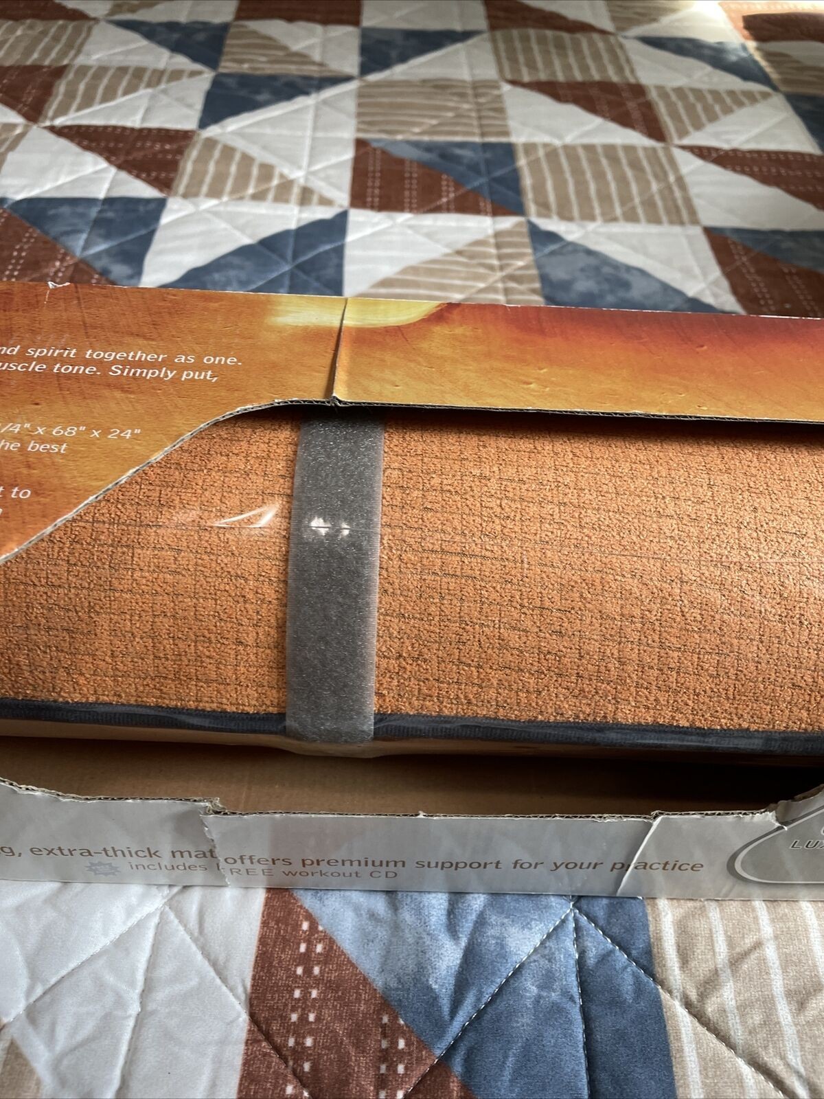 New Reebok Yoga Ultra performance Mat 1/4” X 68” X 24”