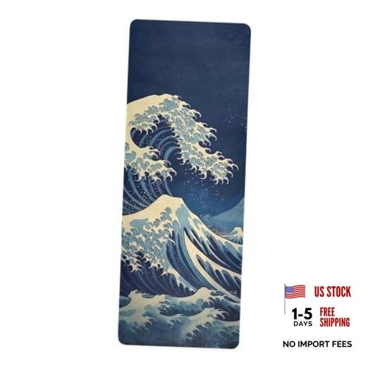 Skull Yoga Mat for Women Men 71&Prime; x 26&Prime; Non Slip Exercise & Fitness Mat 1mm A02