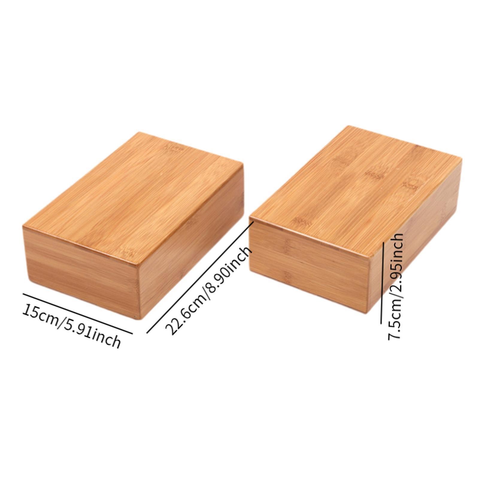 2 Pieces Bamboo Block, Brick, Accessory Support Brick Prop