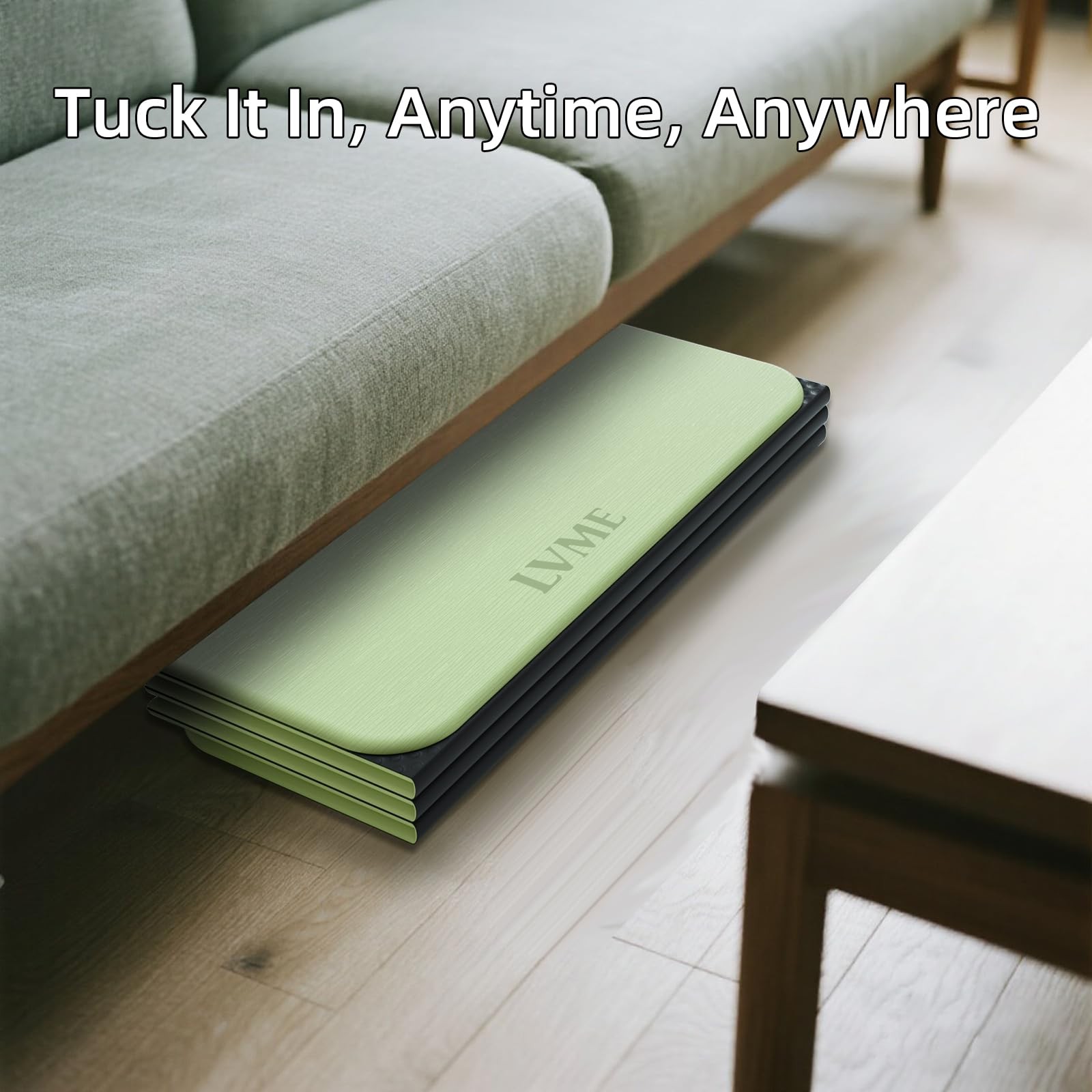 Foldable Yoga Mat 0.32 inches Thick(8mm), SGS Certified POE Material