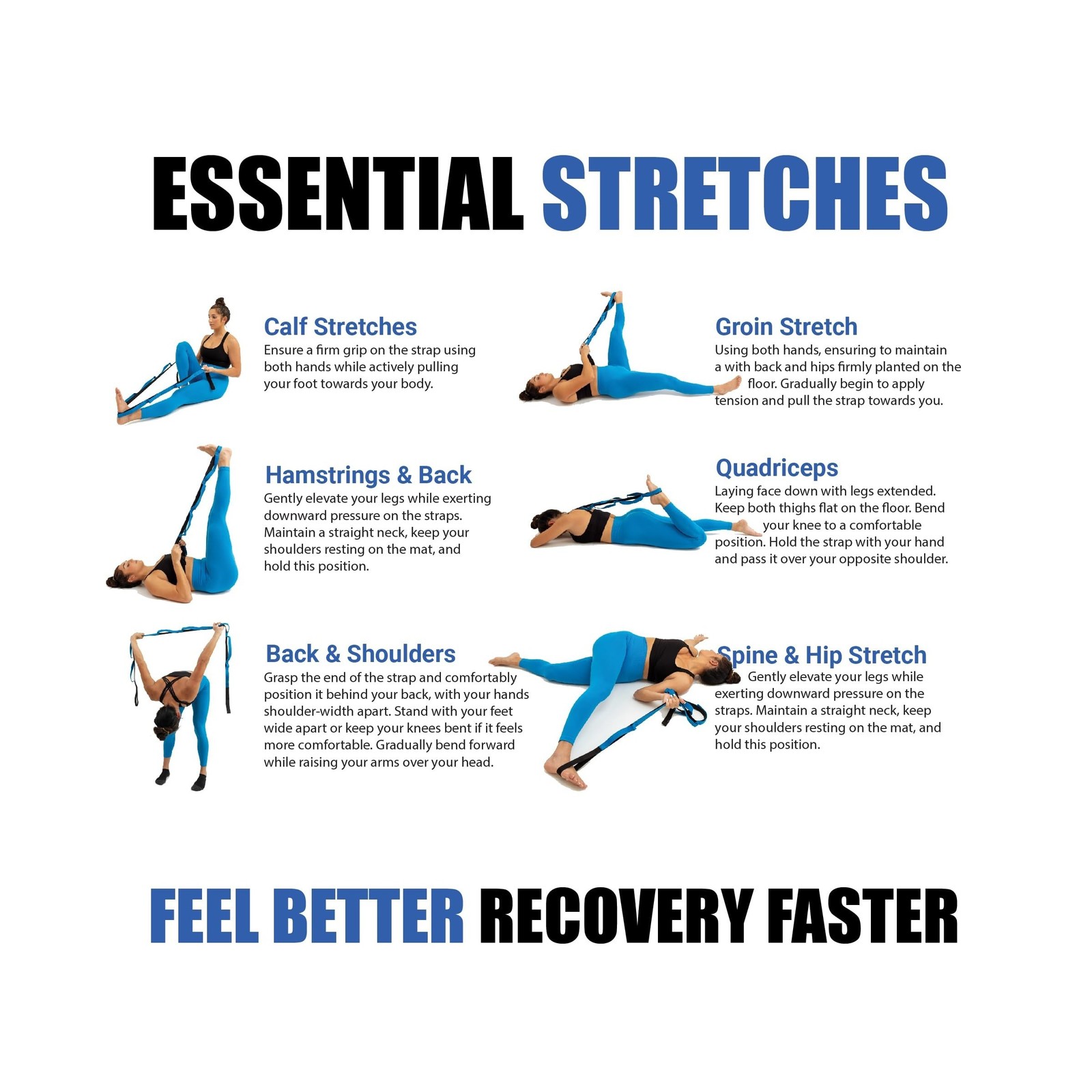 KneeSled™ Ultra Stretch Strap Best Choice for Physical Therapy U.S.A.