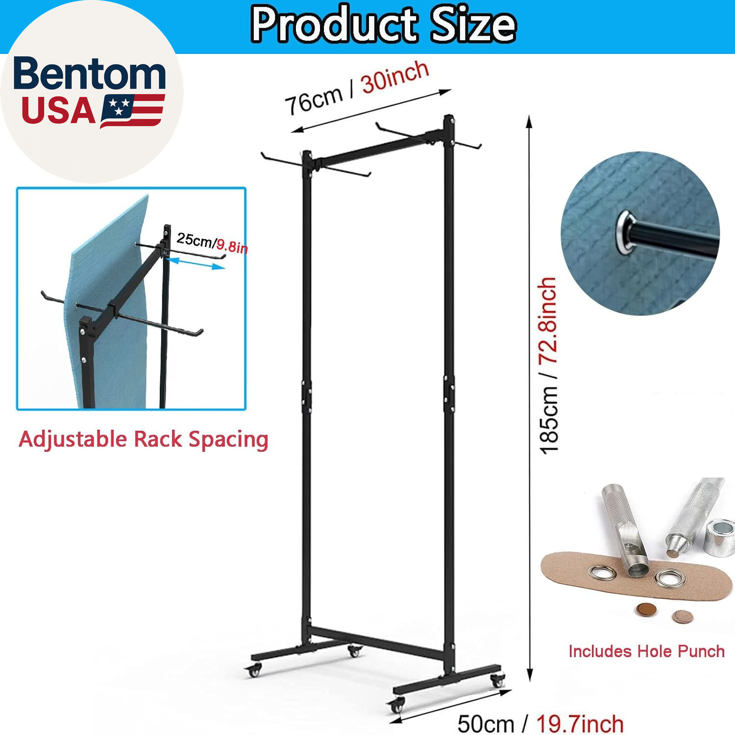 Yoga Mat Holder Hanging, Floor Rolling Yoga Mat Cart, Large Capacity Storage Rac
