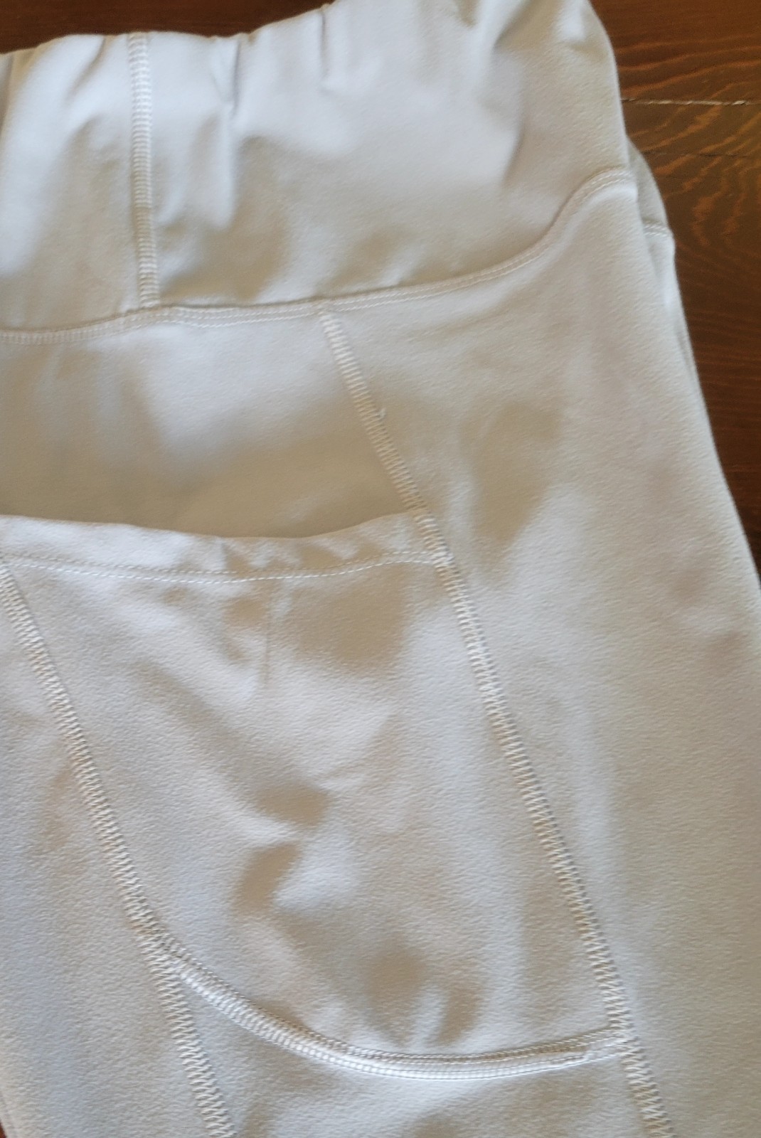 IUGA Women&rsquo;s Yoga Pants, Grey, Size L, 3 Pockets, Soft Polyester Spandex