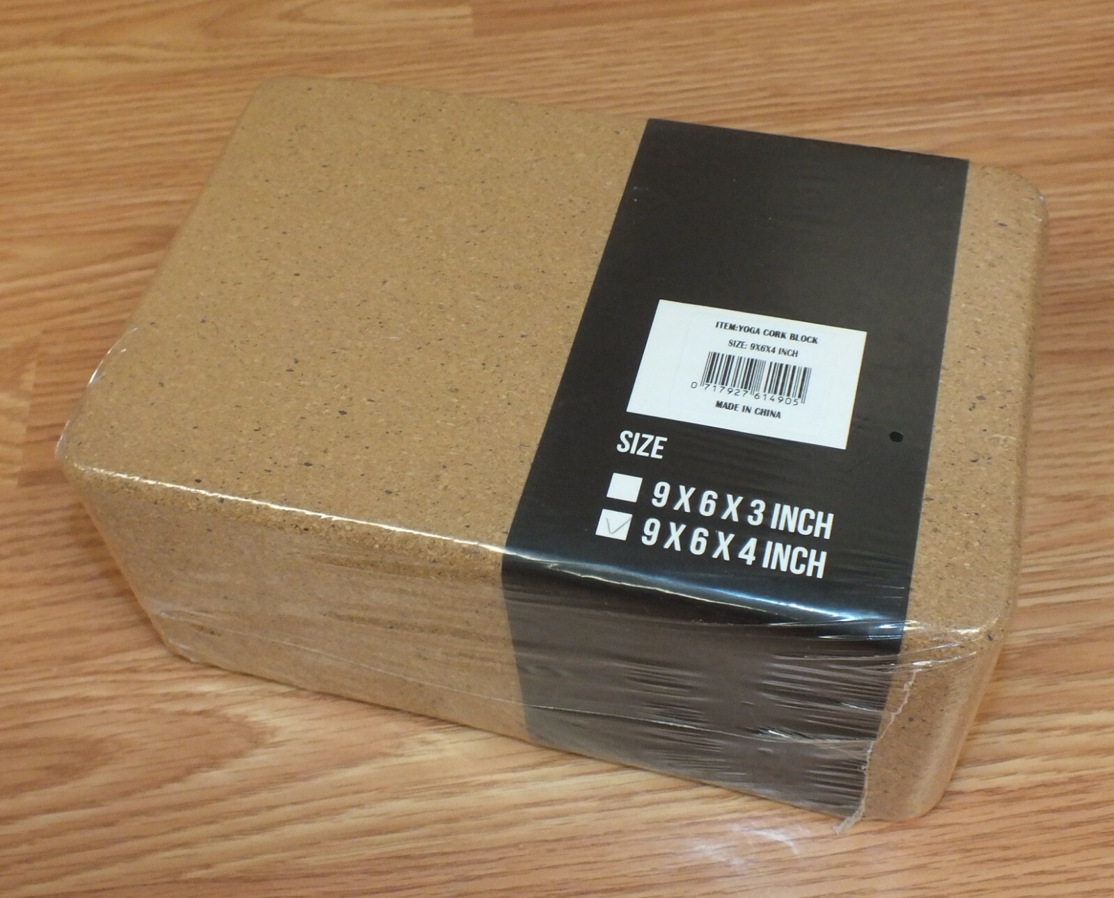 Genuine Shogun Sports 9x6x4&Prime; Brown Yoga Cork Block **Sealed**