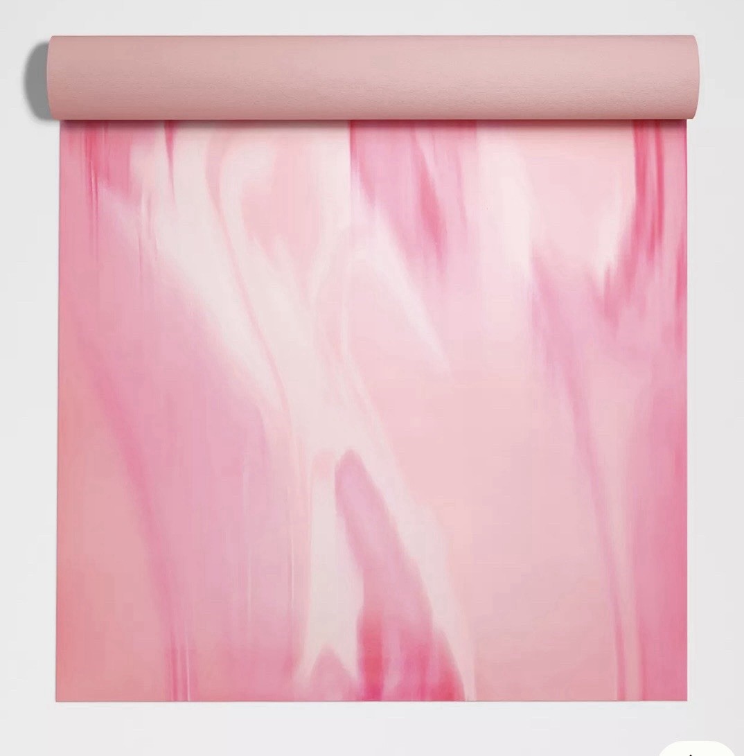 Body-Hype Core Yoga Mat 24&Prime; x 68&Prime; 5mm Pink Reversible Non-Slip PVC