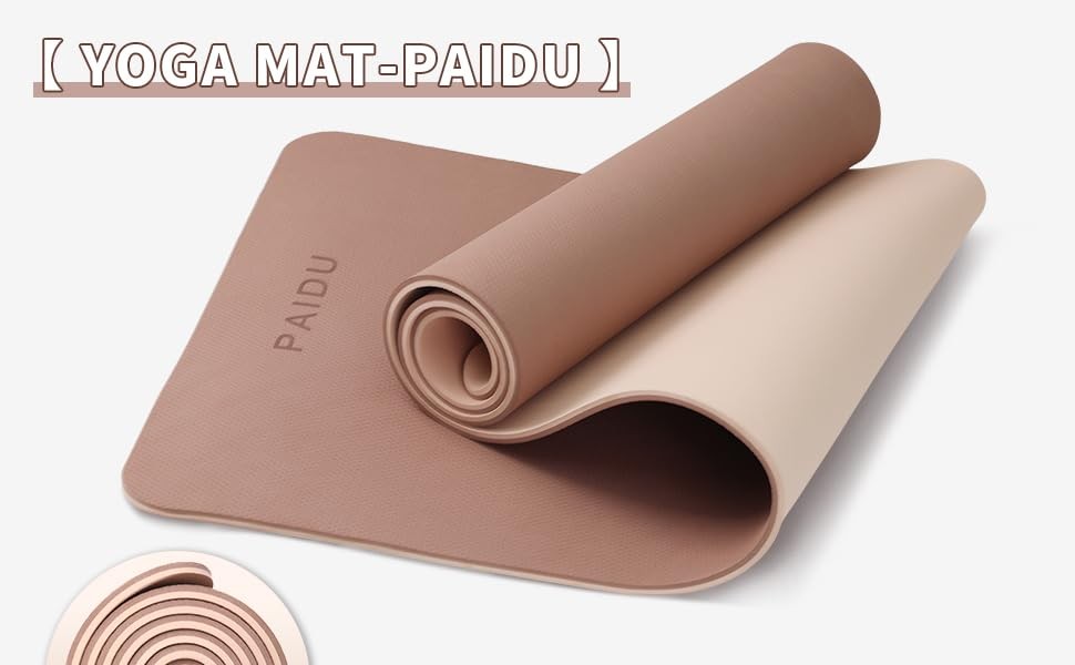 Yoga Mat Non Slip Anti-tear,extra thick-2/5 inch（10MM）High Resiliency