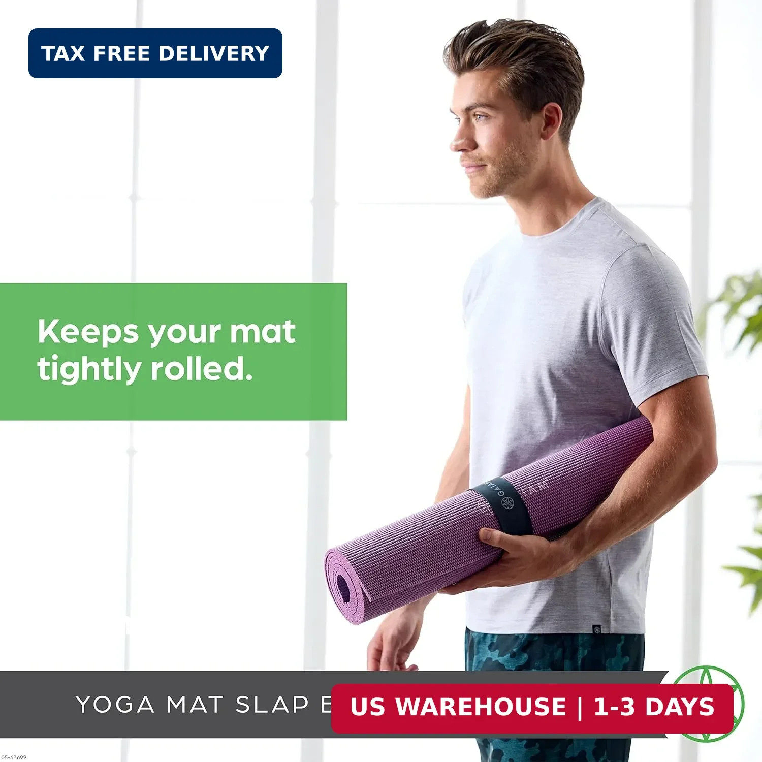 Gaiam Yoga Mat Strap Slap