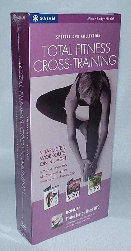 SEALED Gaiam Special 3 DVD Collection Total Fitness Cross Training Workout YOGA