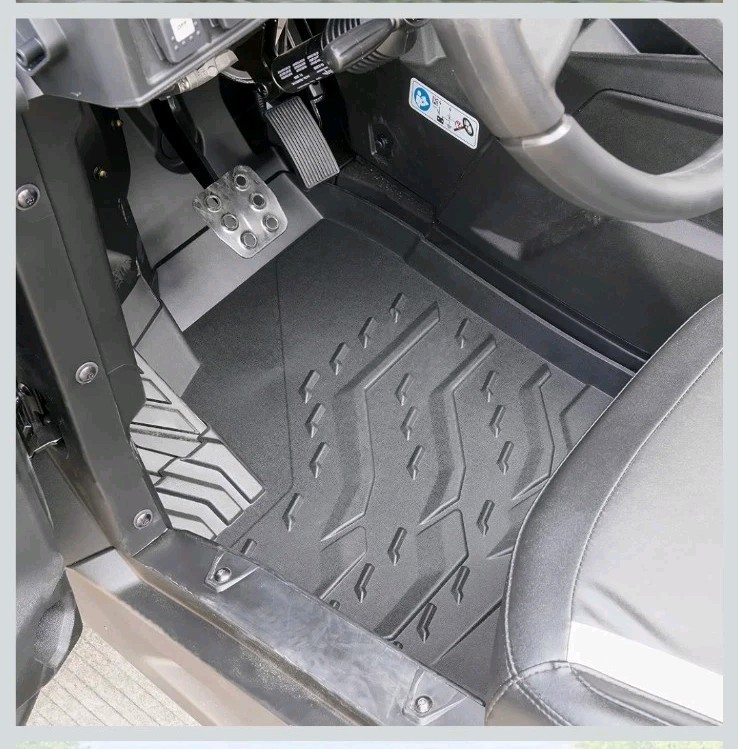 TPE Floor Mats for Can-Am Commander Trail Sport, Front Row Floor Liners All W…